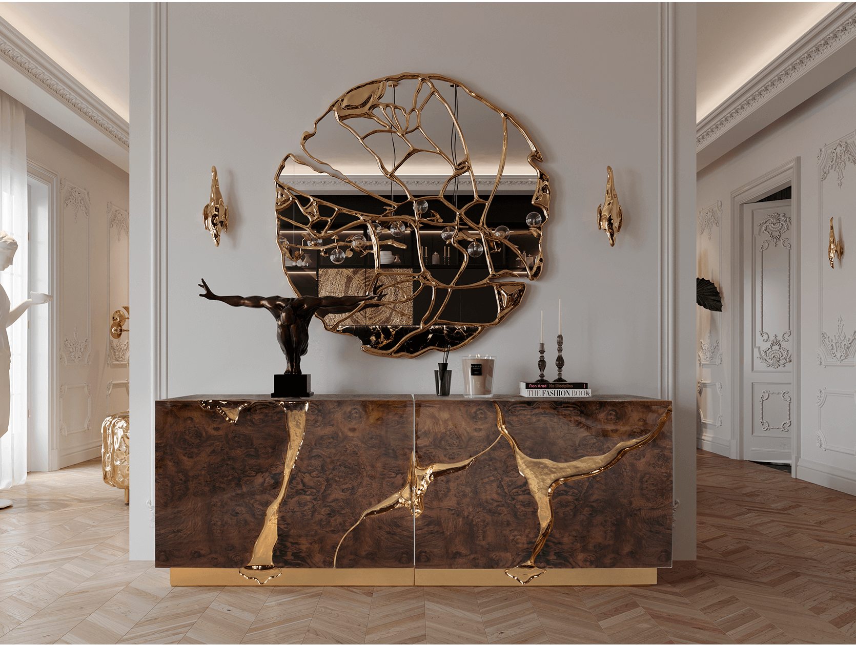 Fissure Walnuss‑Sideboard