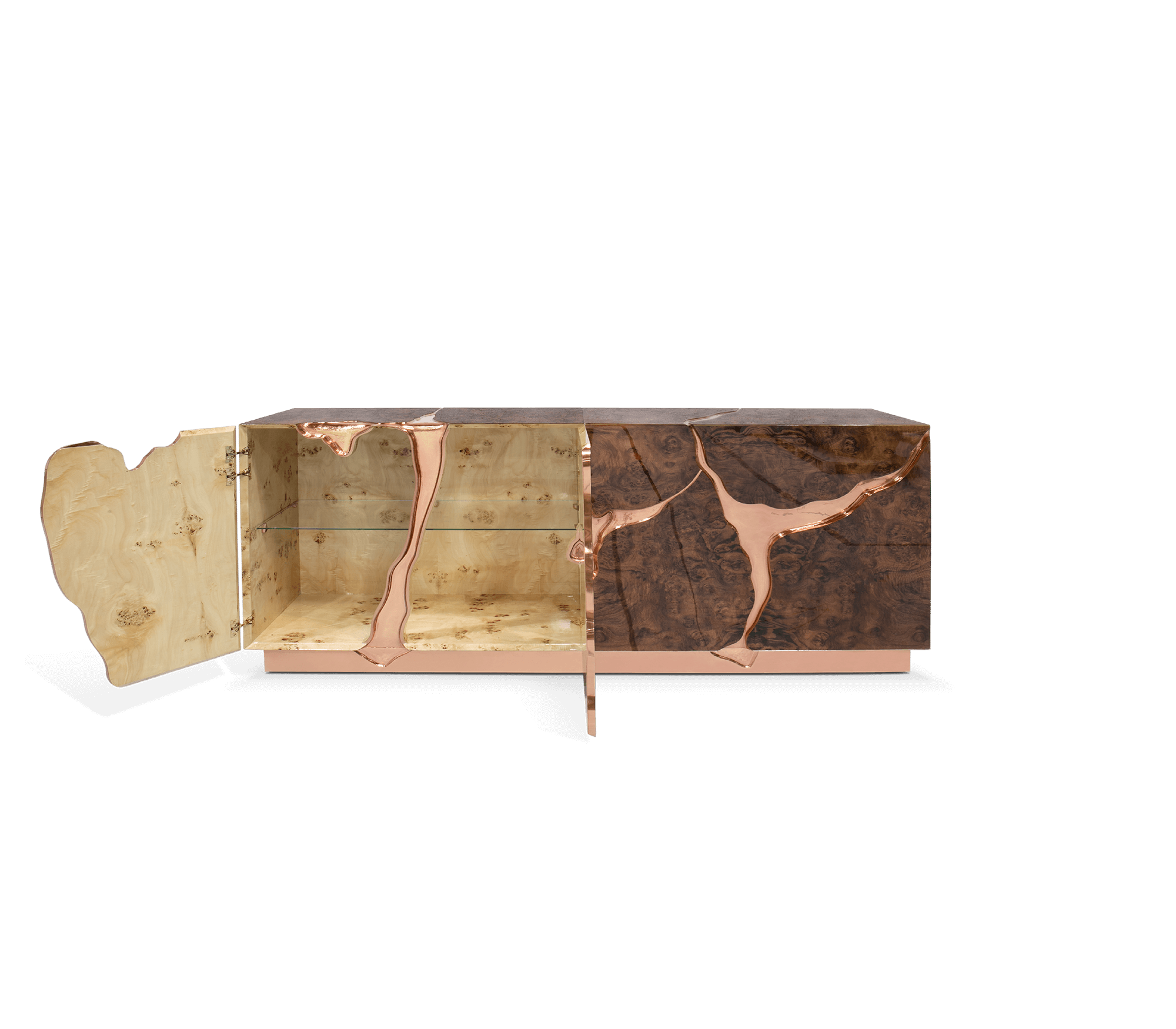 Fissure Roségold‑Sideboard