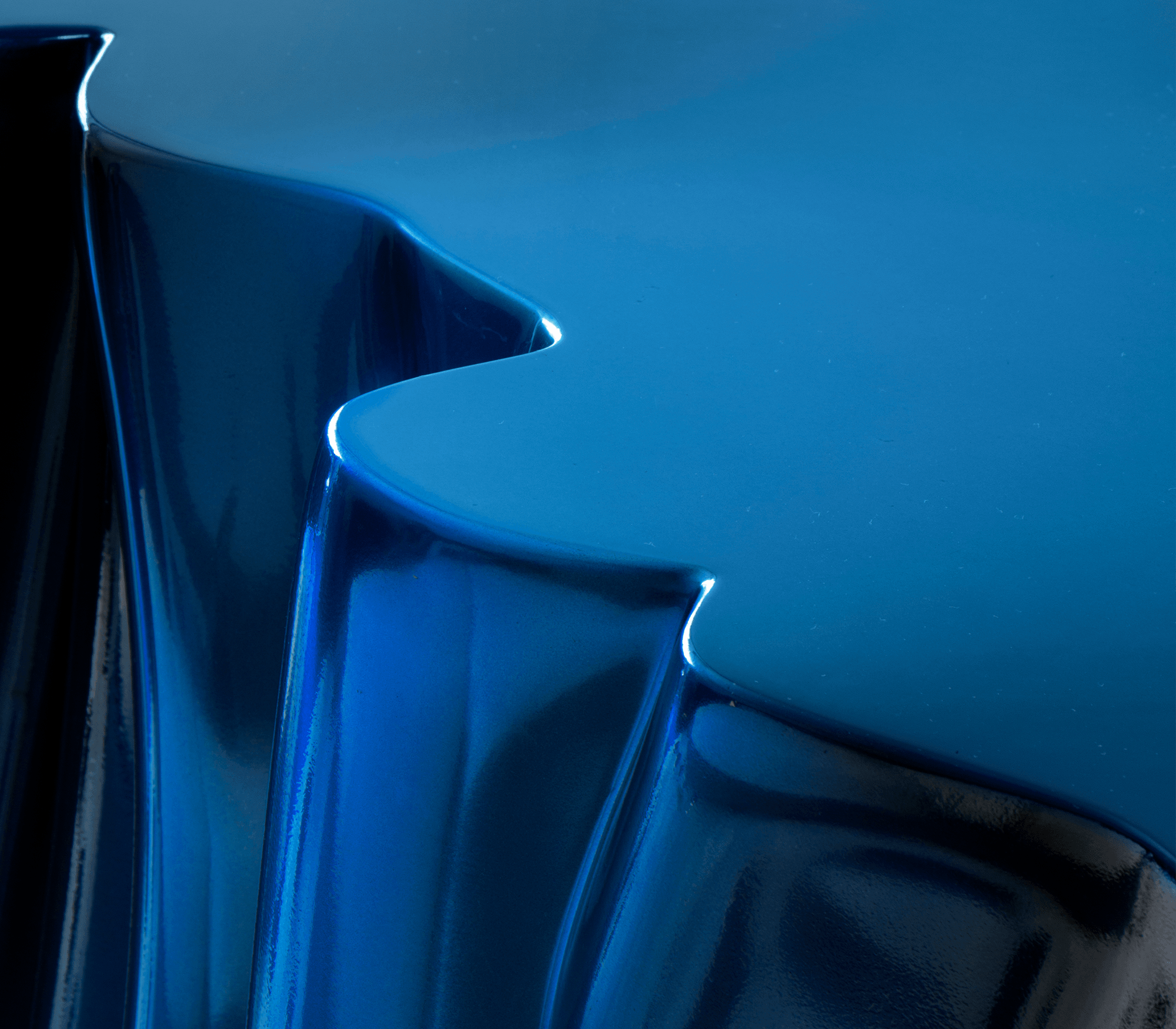 Monochrome Blaues Premium‑Sideboard