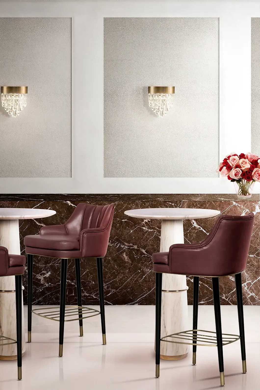 Velvet Theken‑Barhocker - 1