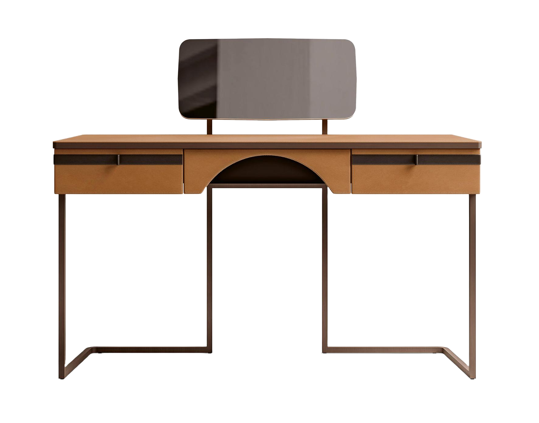 Leder‑Schminktisch