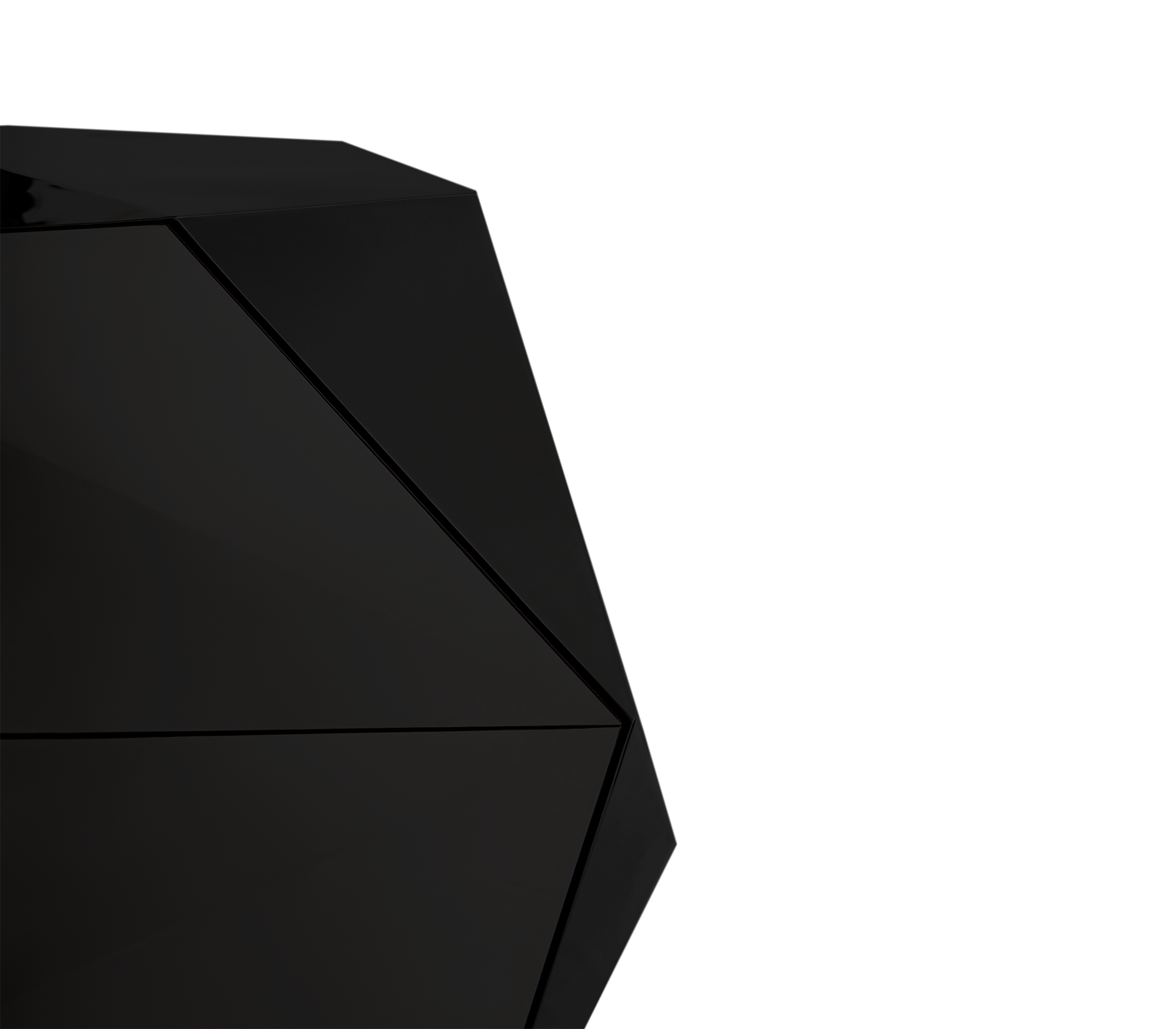 Prism 2 Schwarzes Sideboard