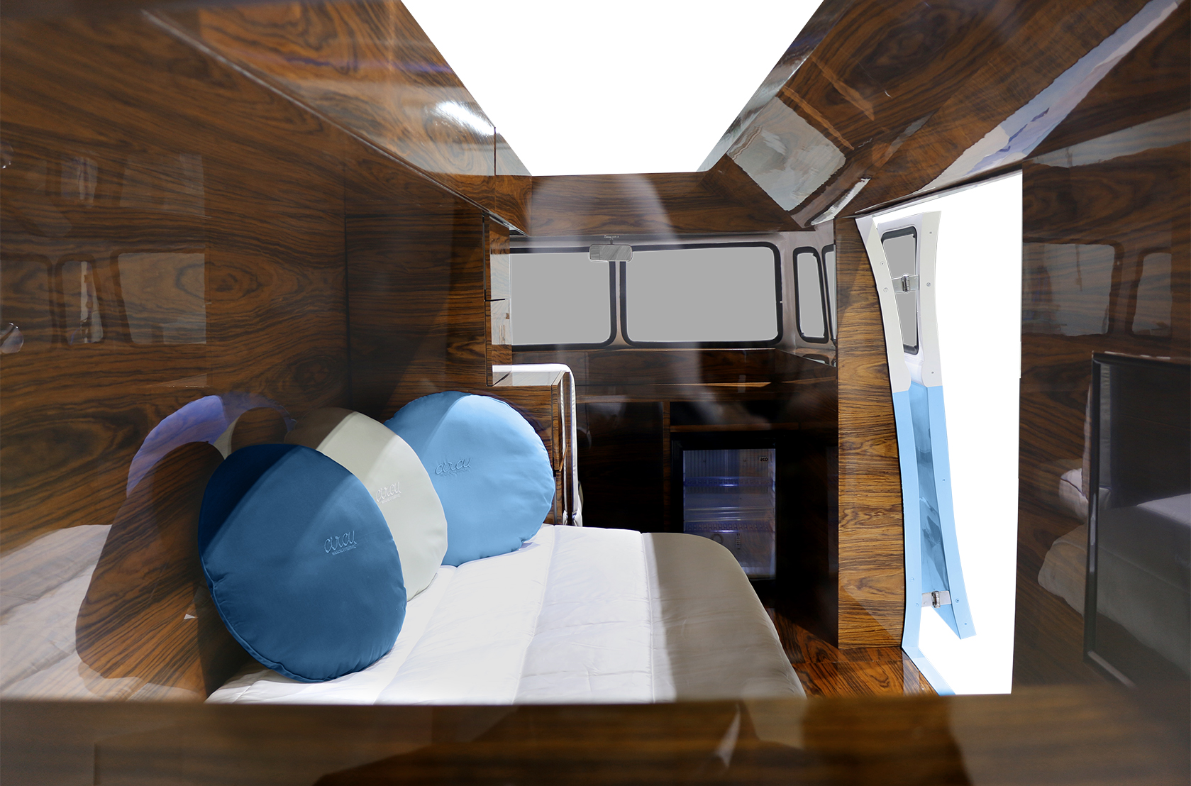 Traveler’s Caravan blaues Schlafzimmer‑Set