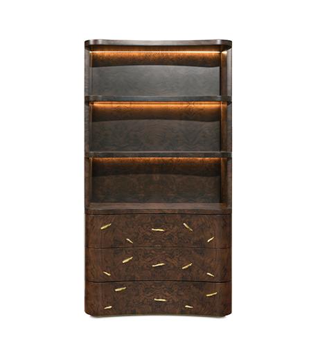 Designer-Holz-Bücherregal