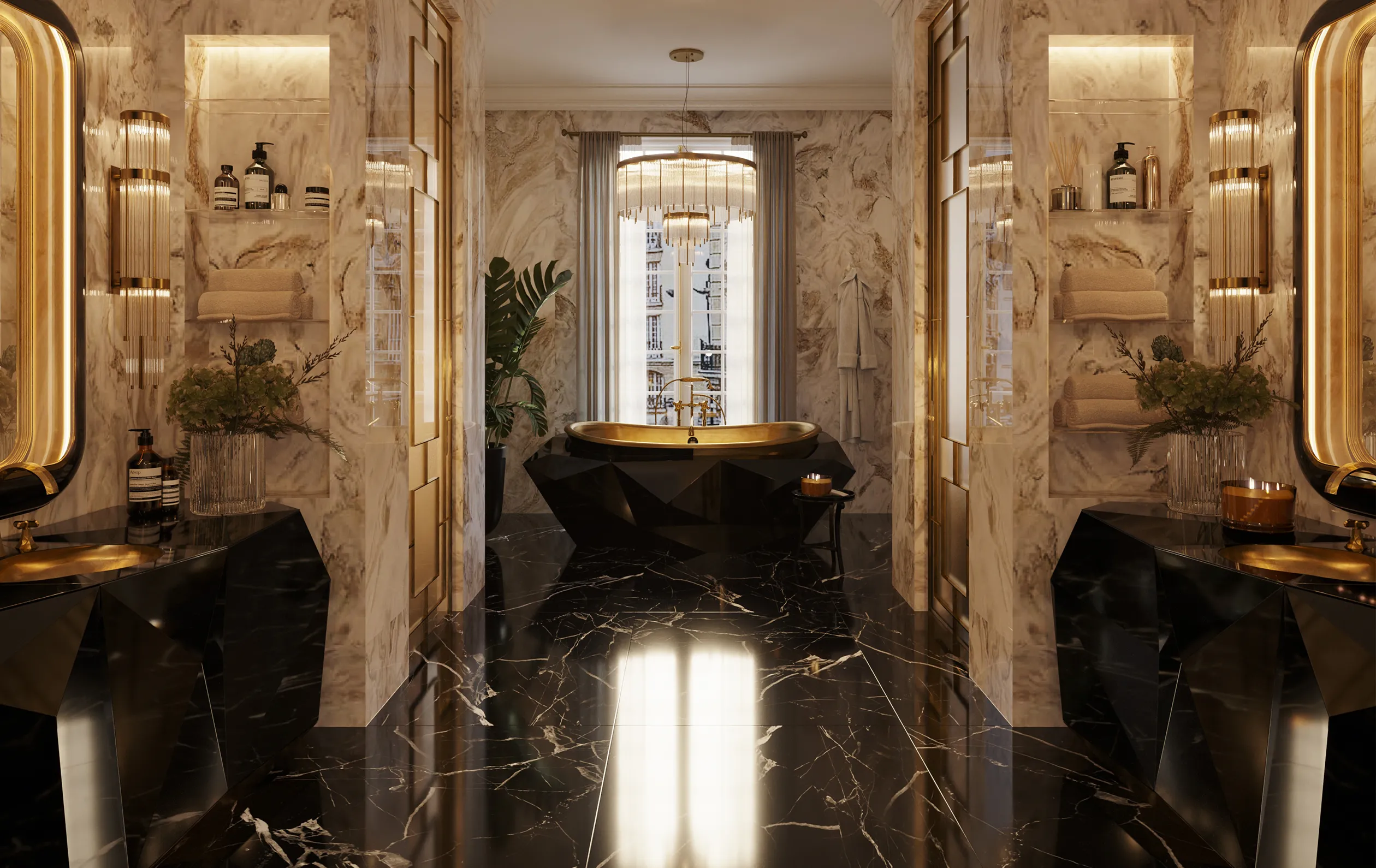 Brilliance Einbaubadewanne - 1