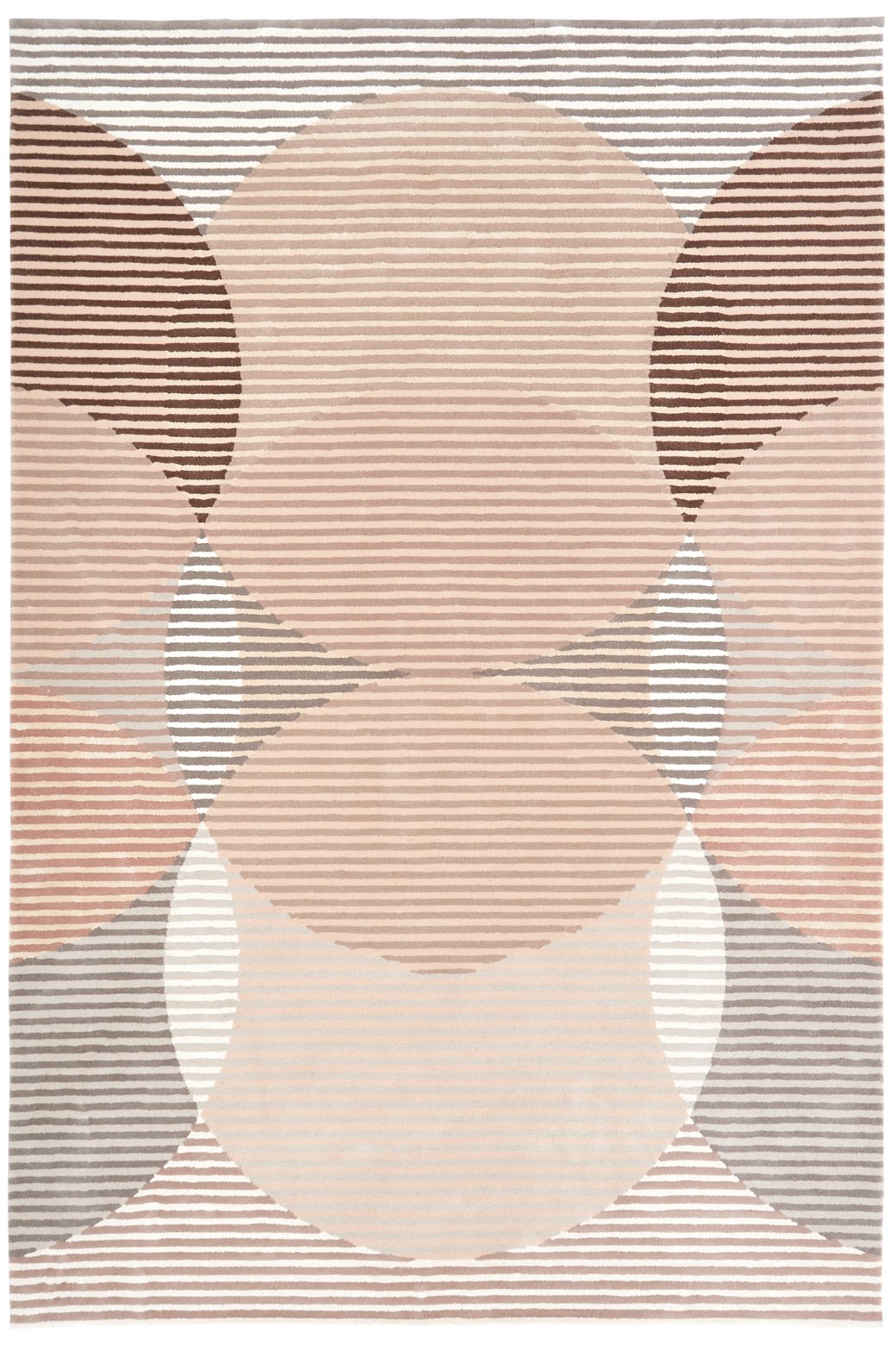 Sinking Circles Nude 2 Teppich