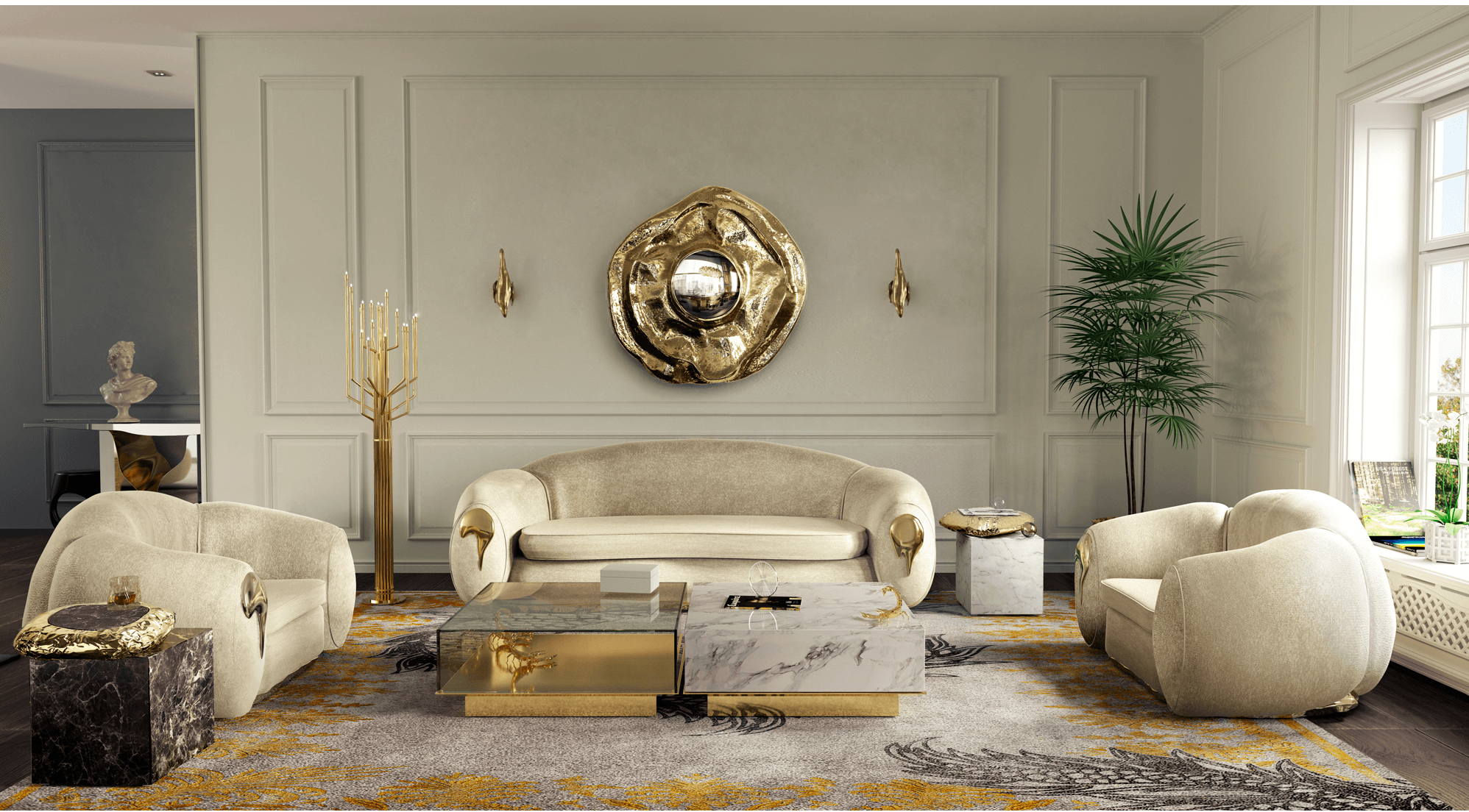 Evolution Center Doppeltisch‑Set