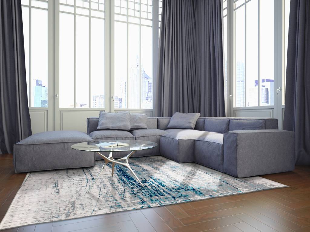8421 Bronx Azurite Teppich | Größe: 170 x 240 cm