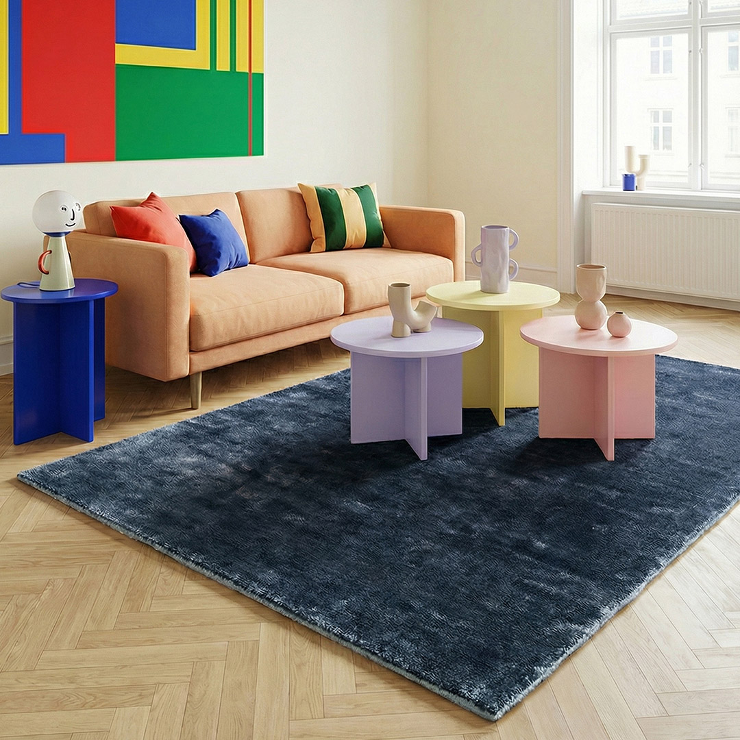 Eucalyptus Aviation Blue Teppich