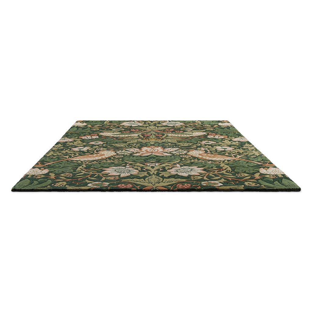 Strawberry Thief Forest Teppich | Größe: 200 × 280 cm