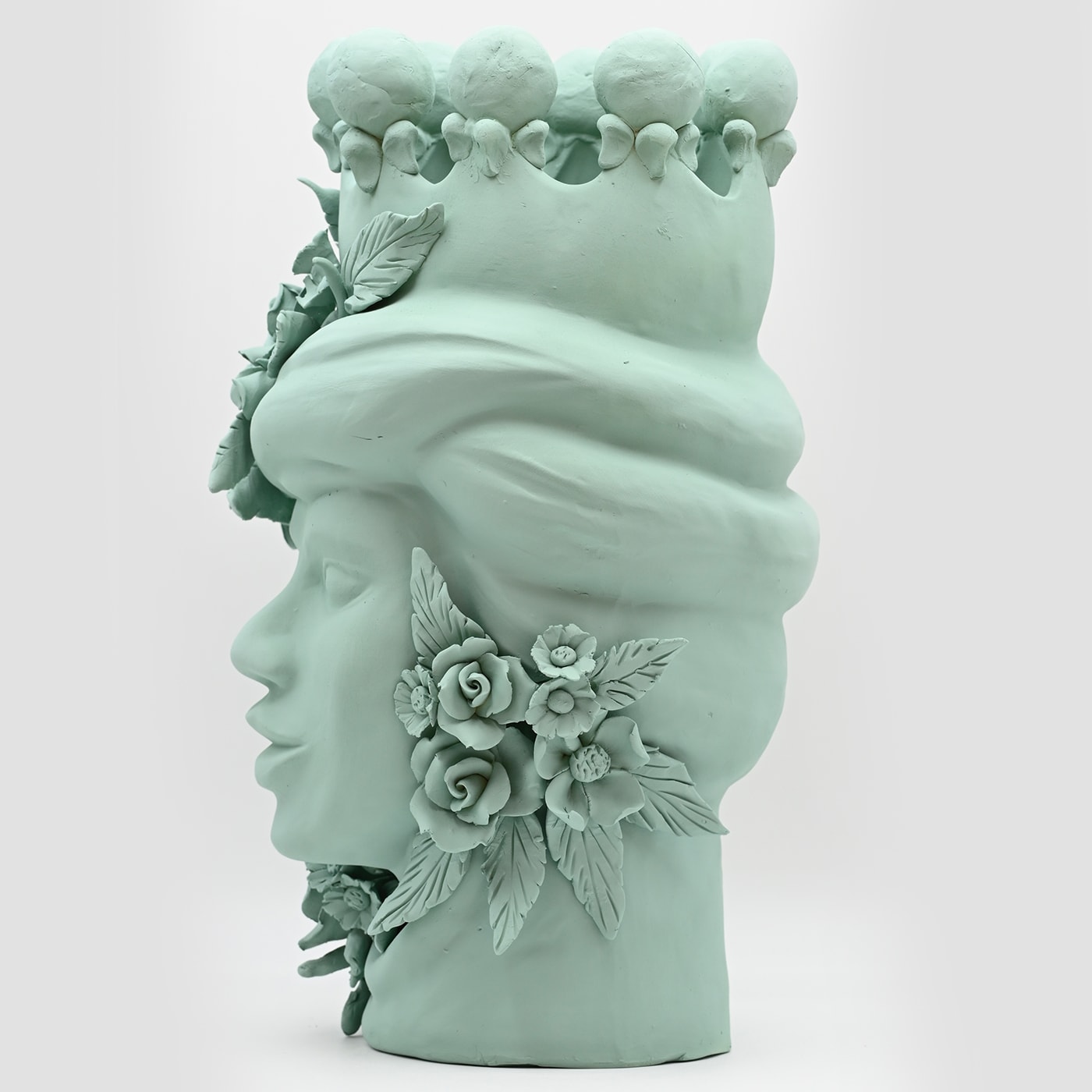 Maure‑Kopf handgefertigte Skulptur