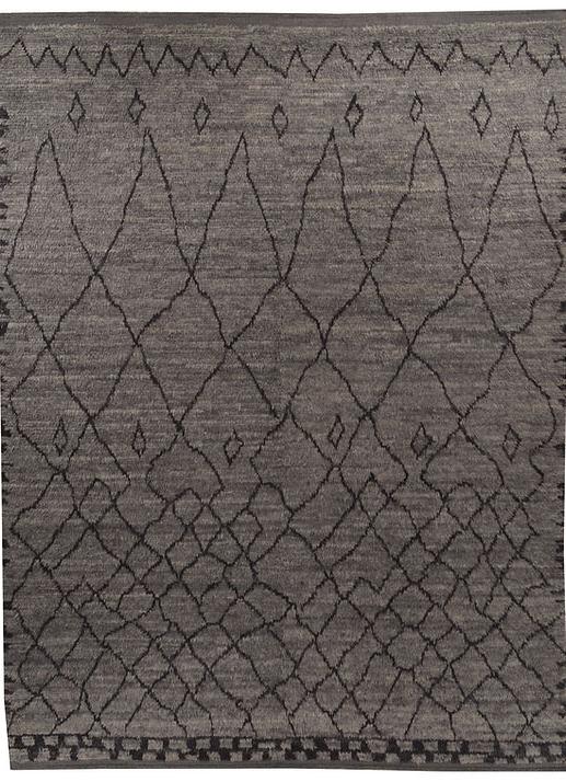 Berber Braun Hoher Flor Teppich