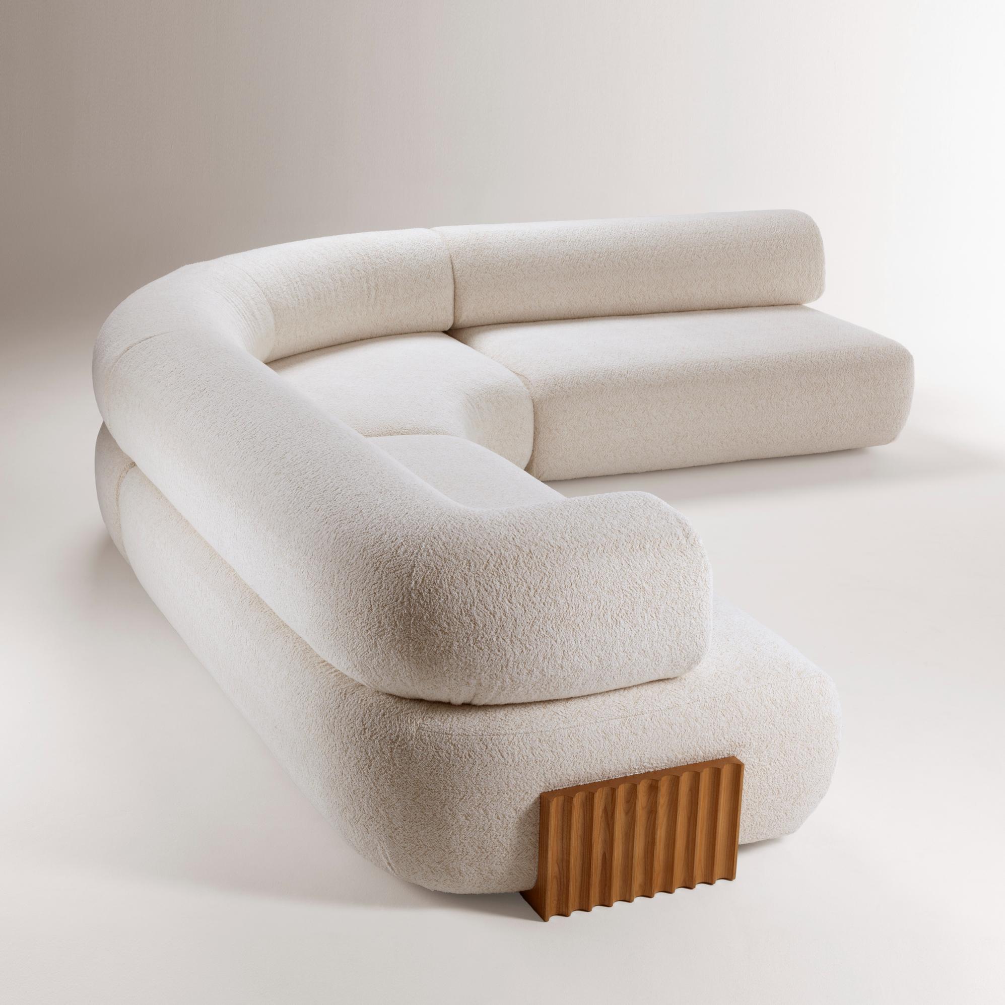 Carmel Wood Modulares Sofa
