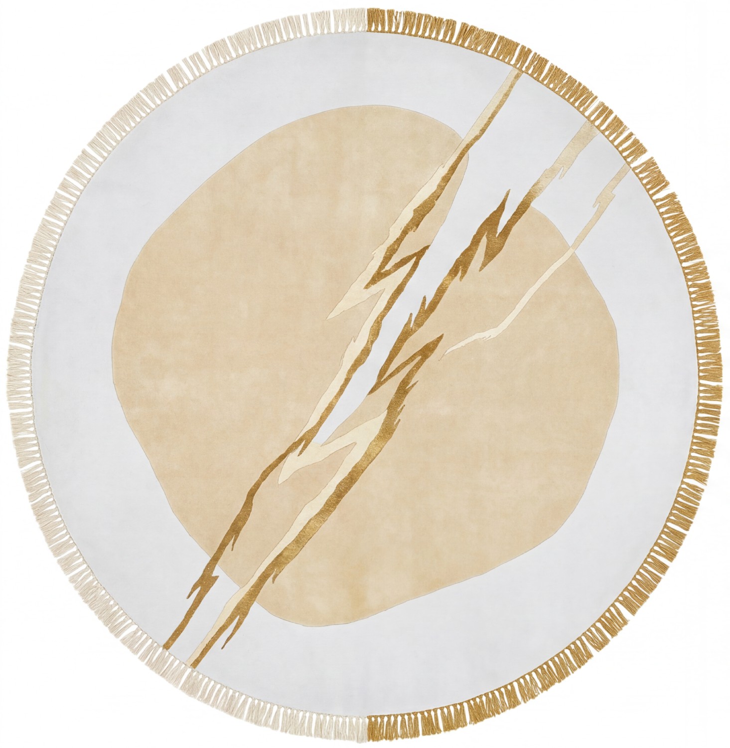 Lightning Crest Ivory Teppich