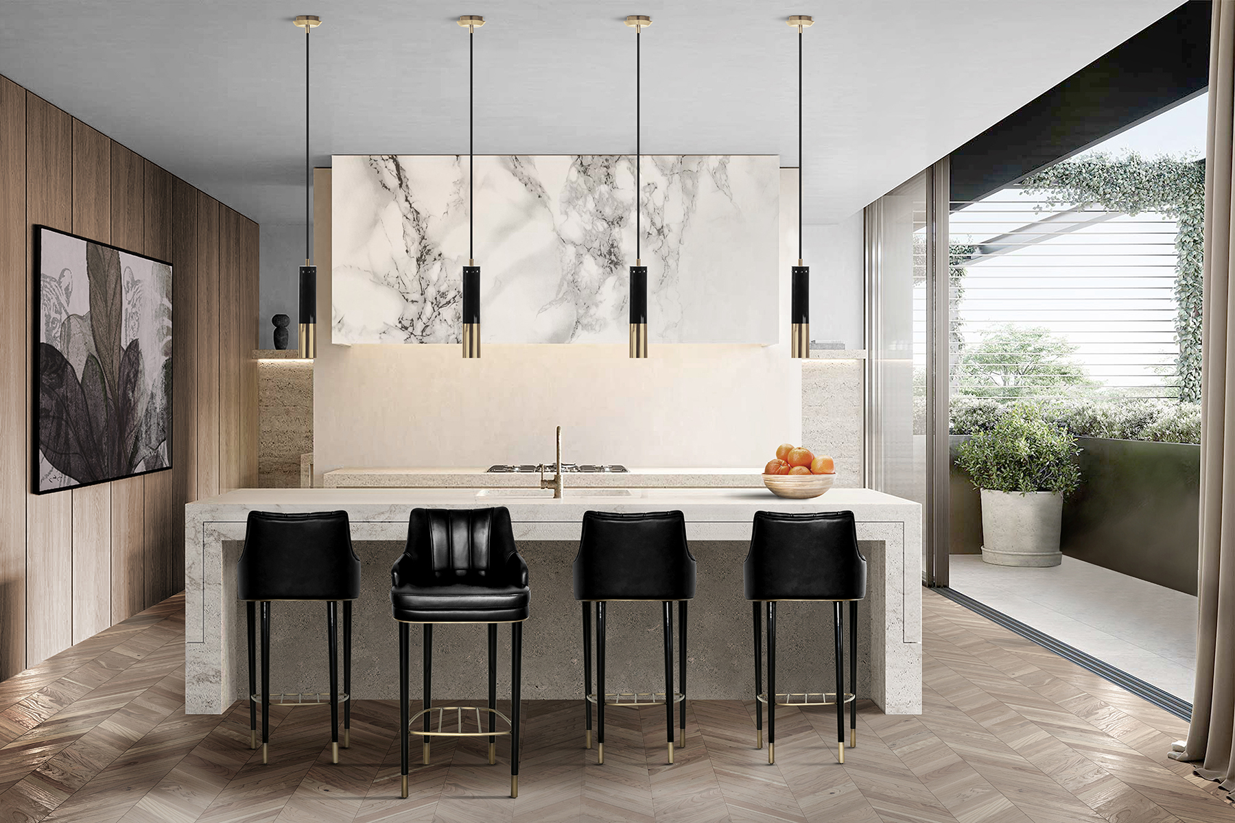 Modernistische Pendelleuchte - 4