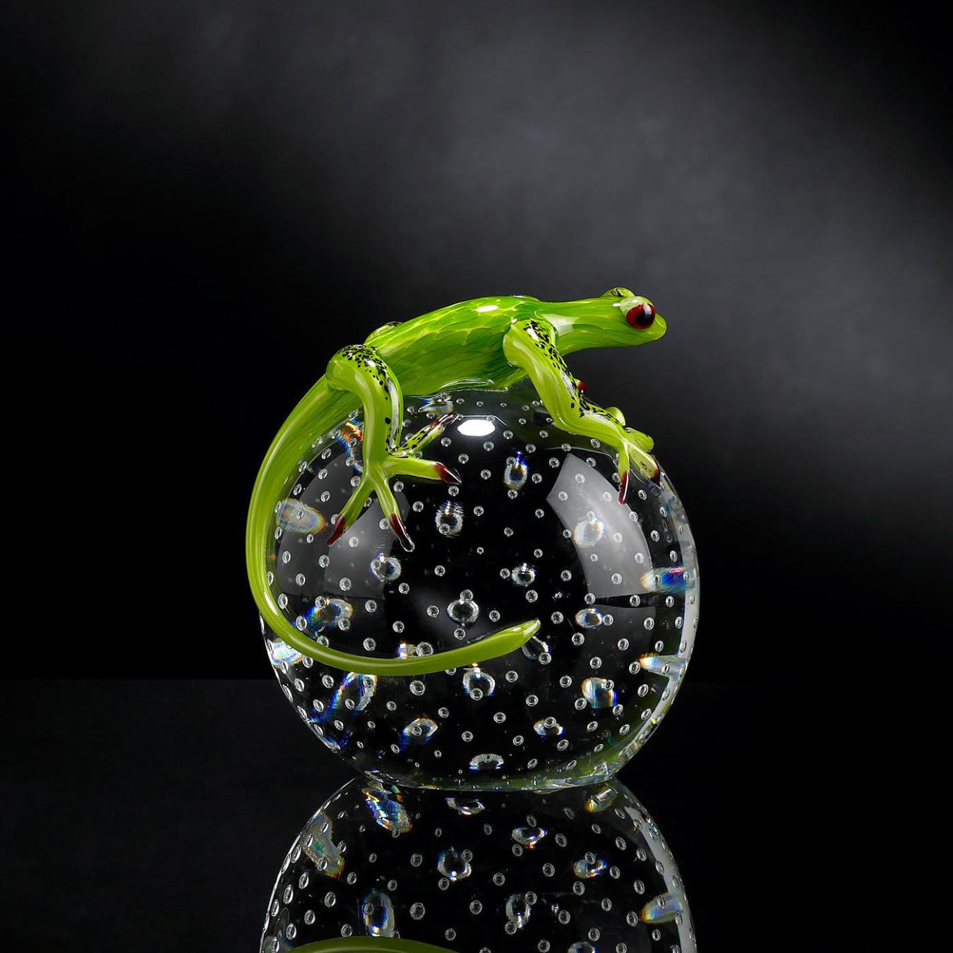 Kugel mit Gecko