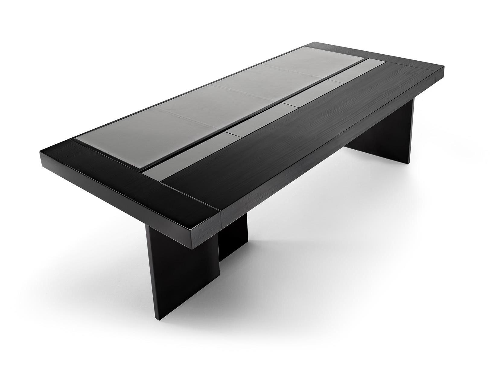 Black & More Schreibtisch | Dimensions: Width 200 cm
