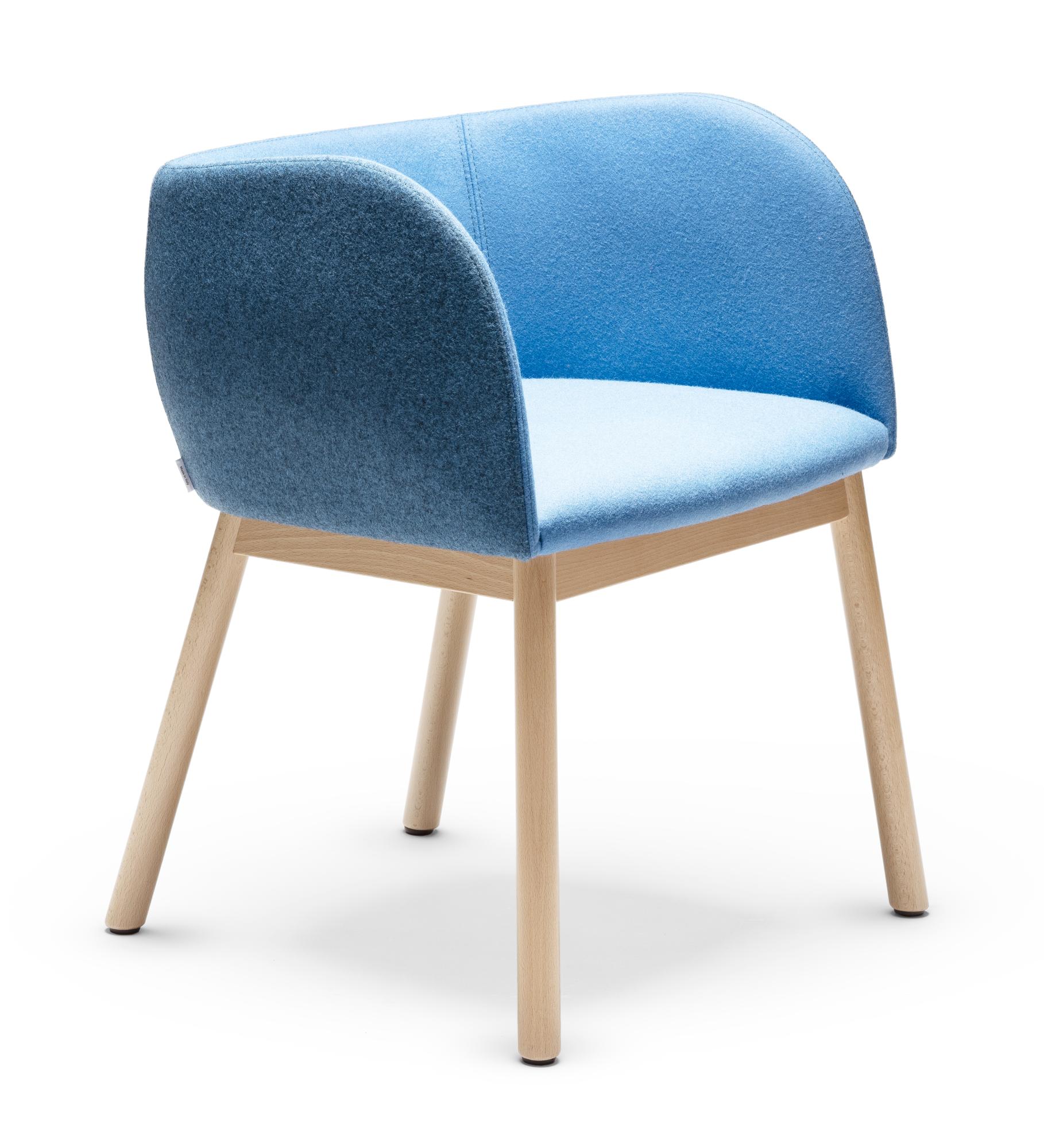 Mousse SP Blauer Sessel