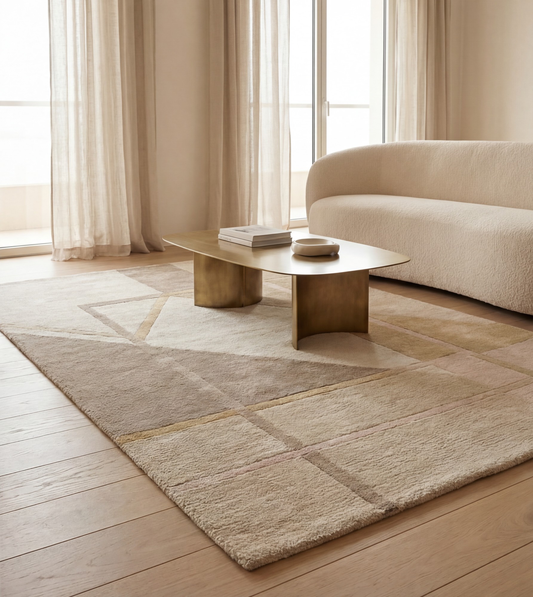 Stone Geometry Teppich