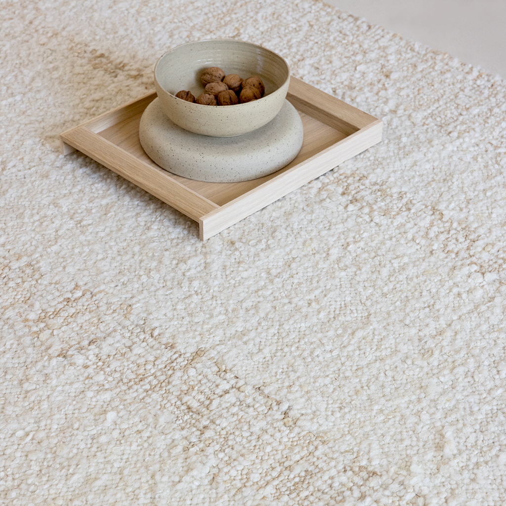 Craft Fundament Wool White Teppich | Größe: 160 x 230 cm