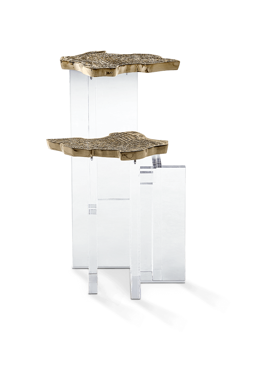 Orion Gold‑Beistelltisch