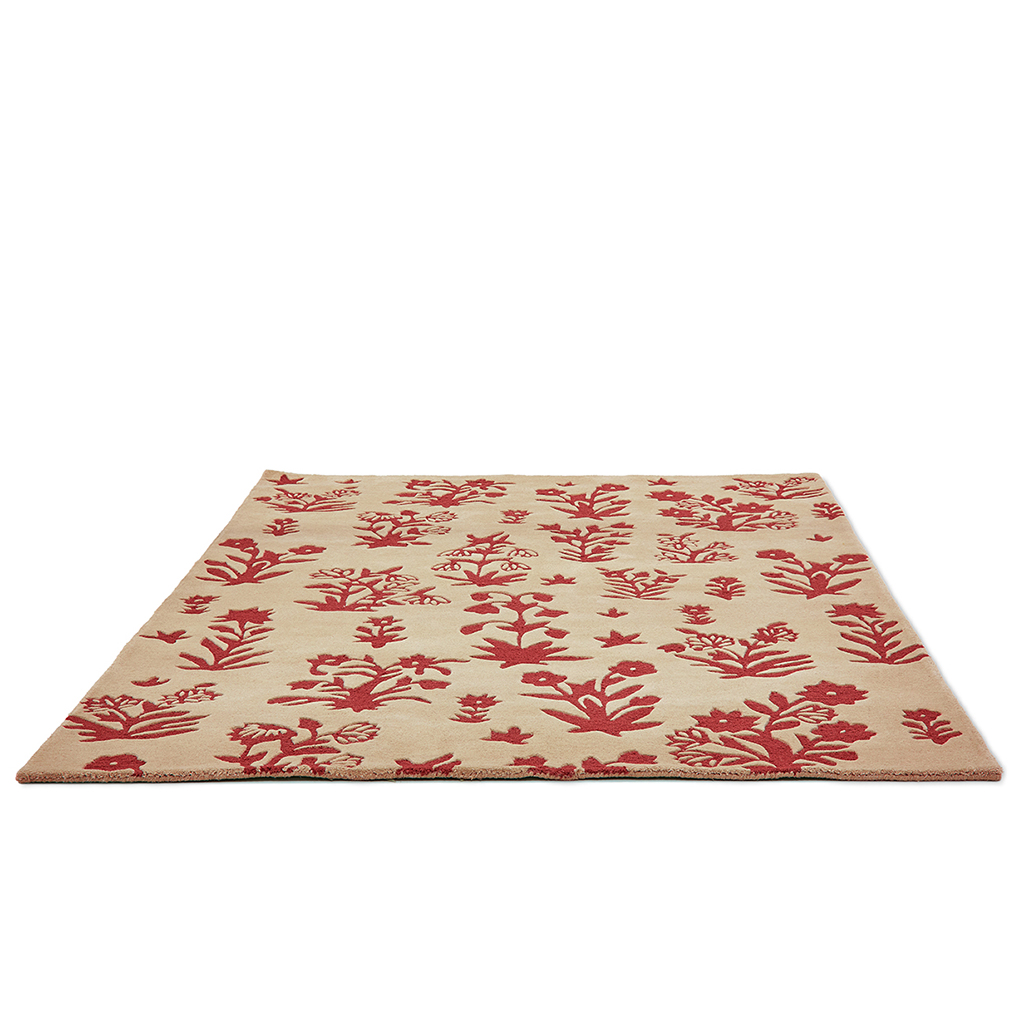 Woodland Glade Linen/Rotbraun 146801 Teppich | Größe: 250 x 350 cm