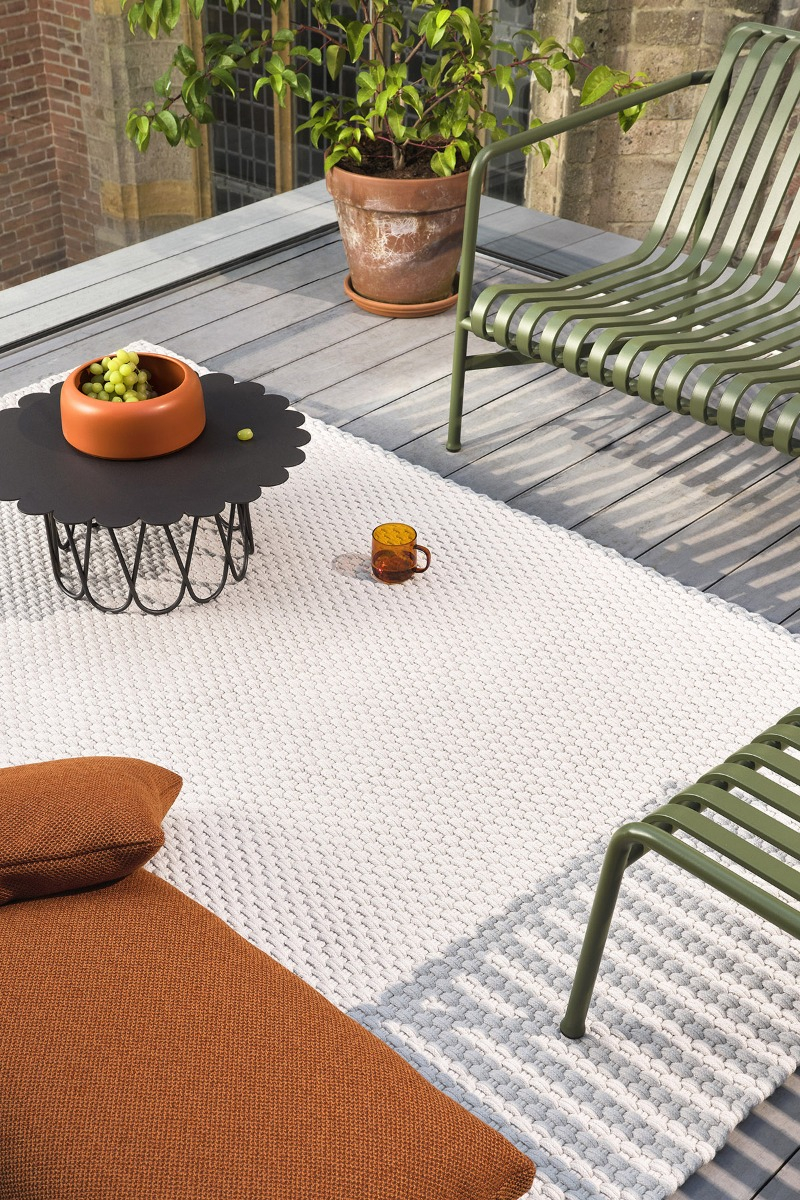 Lace White Sand Outdoor 497009 Teppich | Größe: 140 x 200 cm