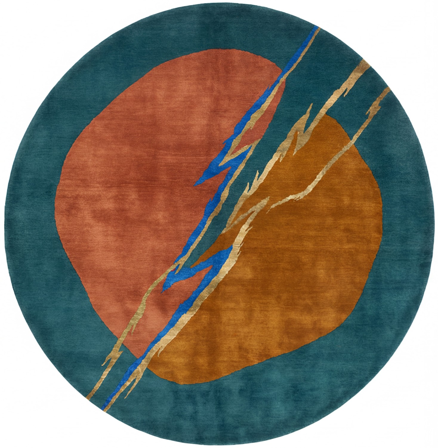 Copper Meridian Teppich