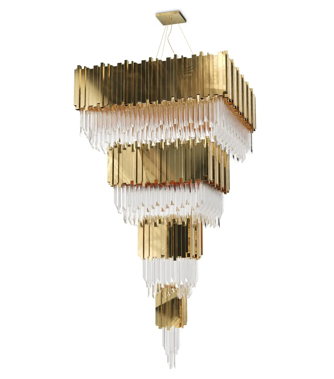 Imperial Quadratischer Kronleuchter