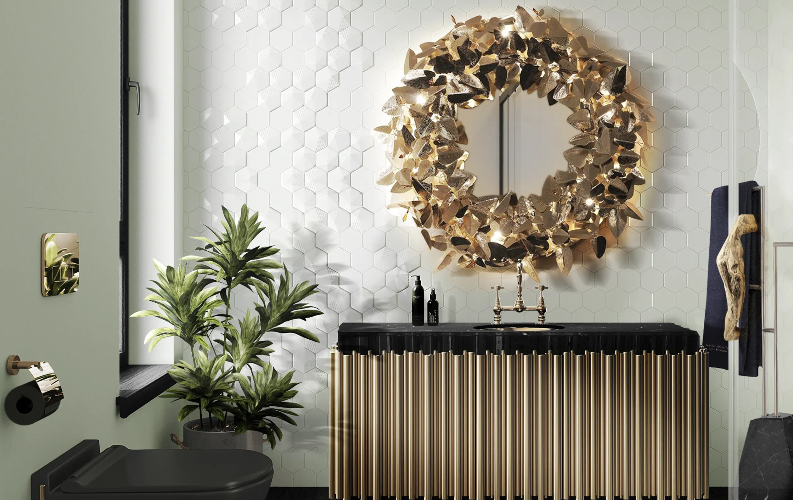 Royal Wandlicht‑Spiegel