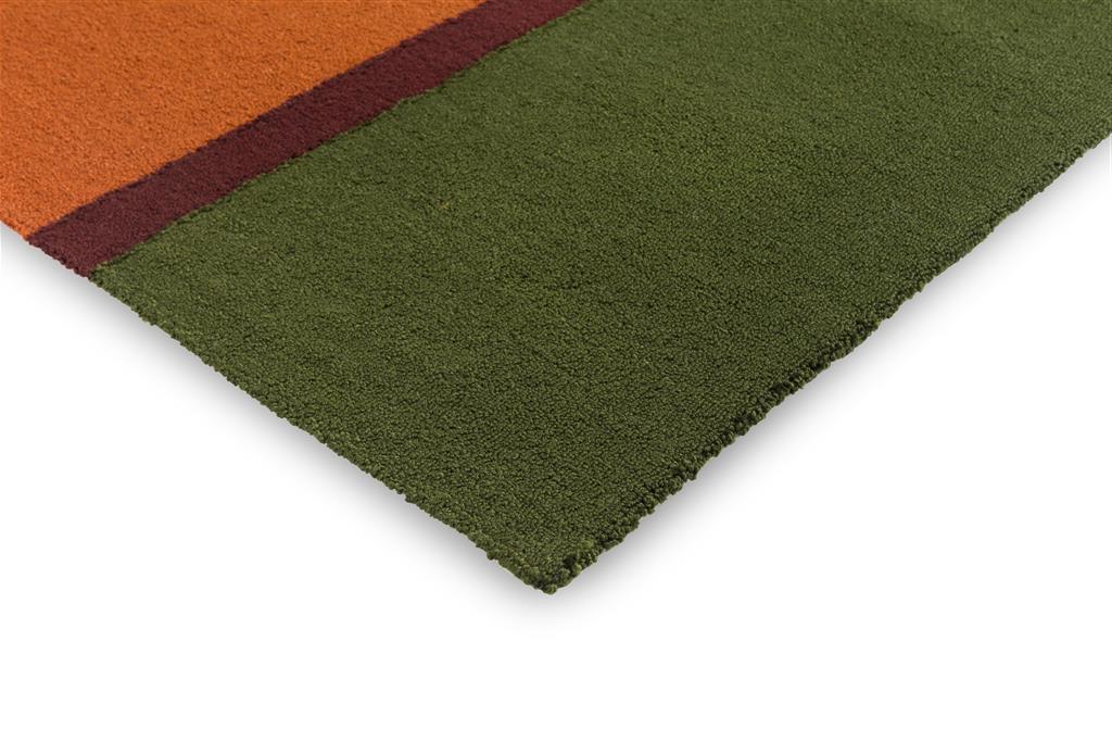 Habitat Festival Streifen Orange Outdoor 496513 Teppich | Größe: 250 x 350 cm