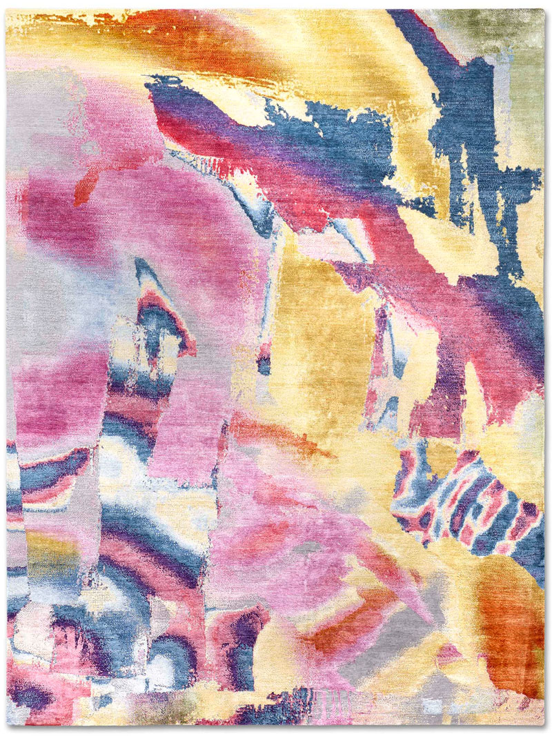 Original auf Hellgrau Teppich | Größe: 170 x 240 cm
