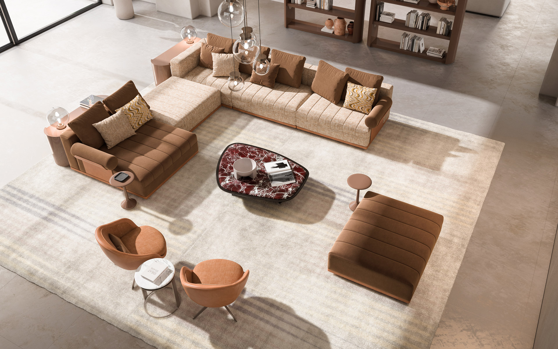 Auguste Italienisches Sofa