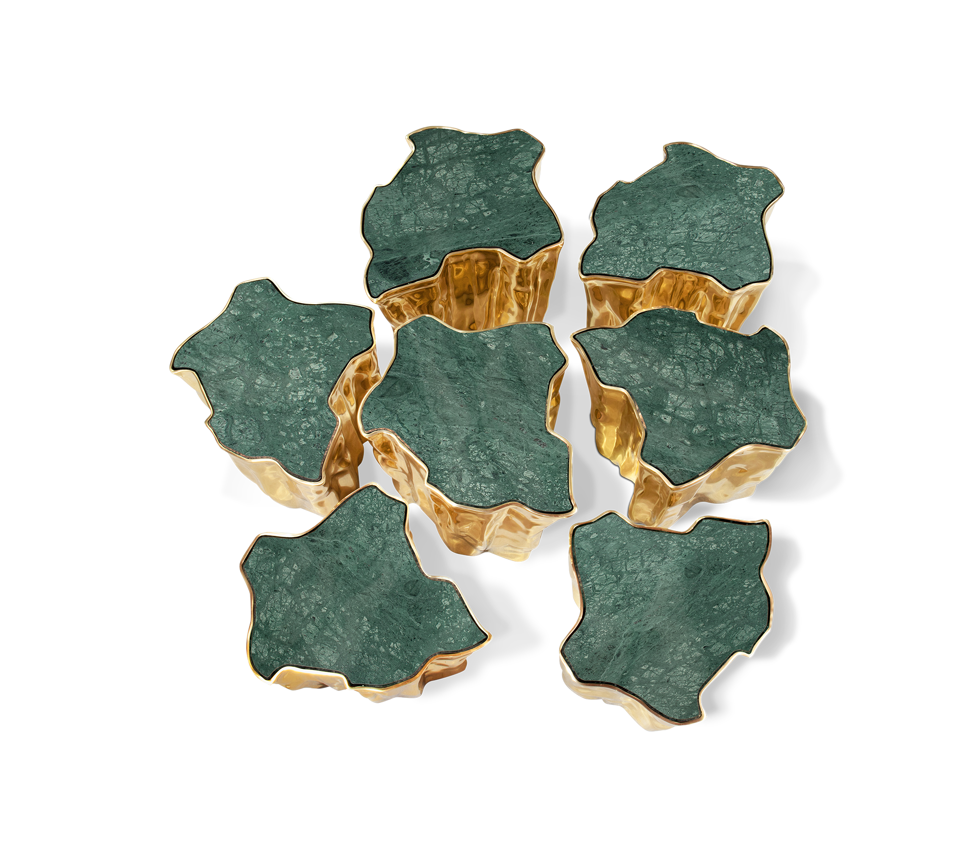 Paradise Serie Smaragd‑Couchtisch