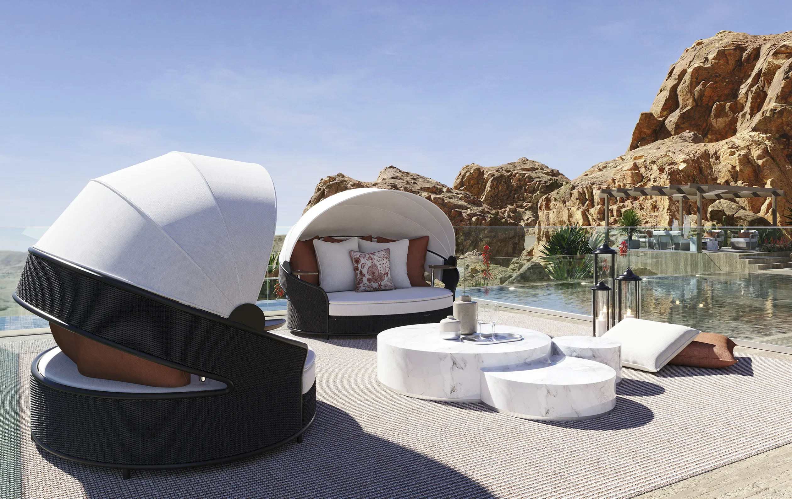 Crown graues Daybed - 2