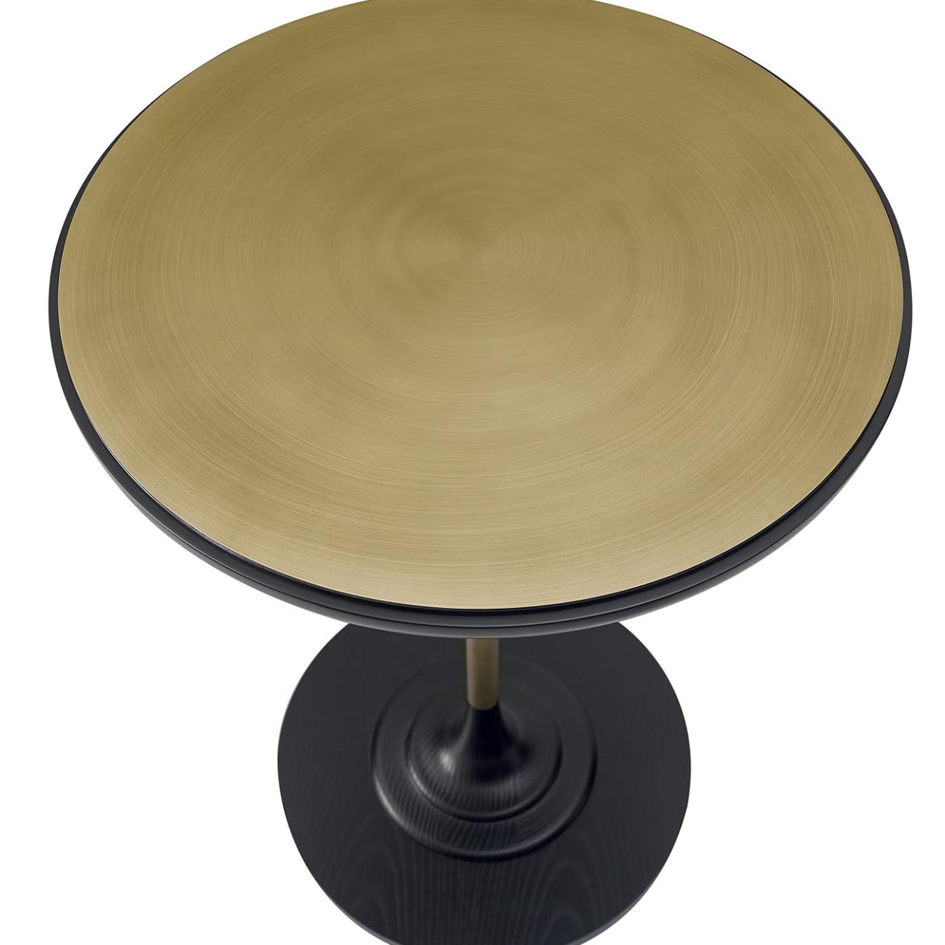 Beistelltisch mit Messingplatte | Dimensions: Ø 50 x H 60 cm