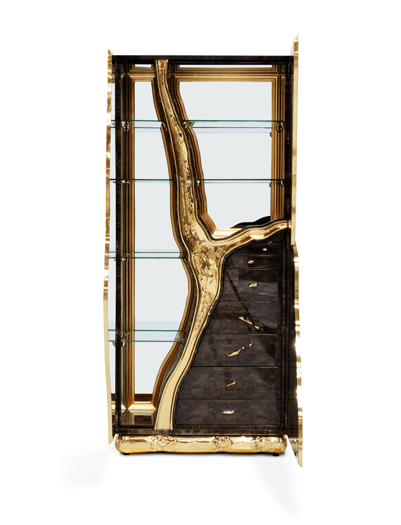 Fissure Walnuss‑Schrank