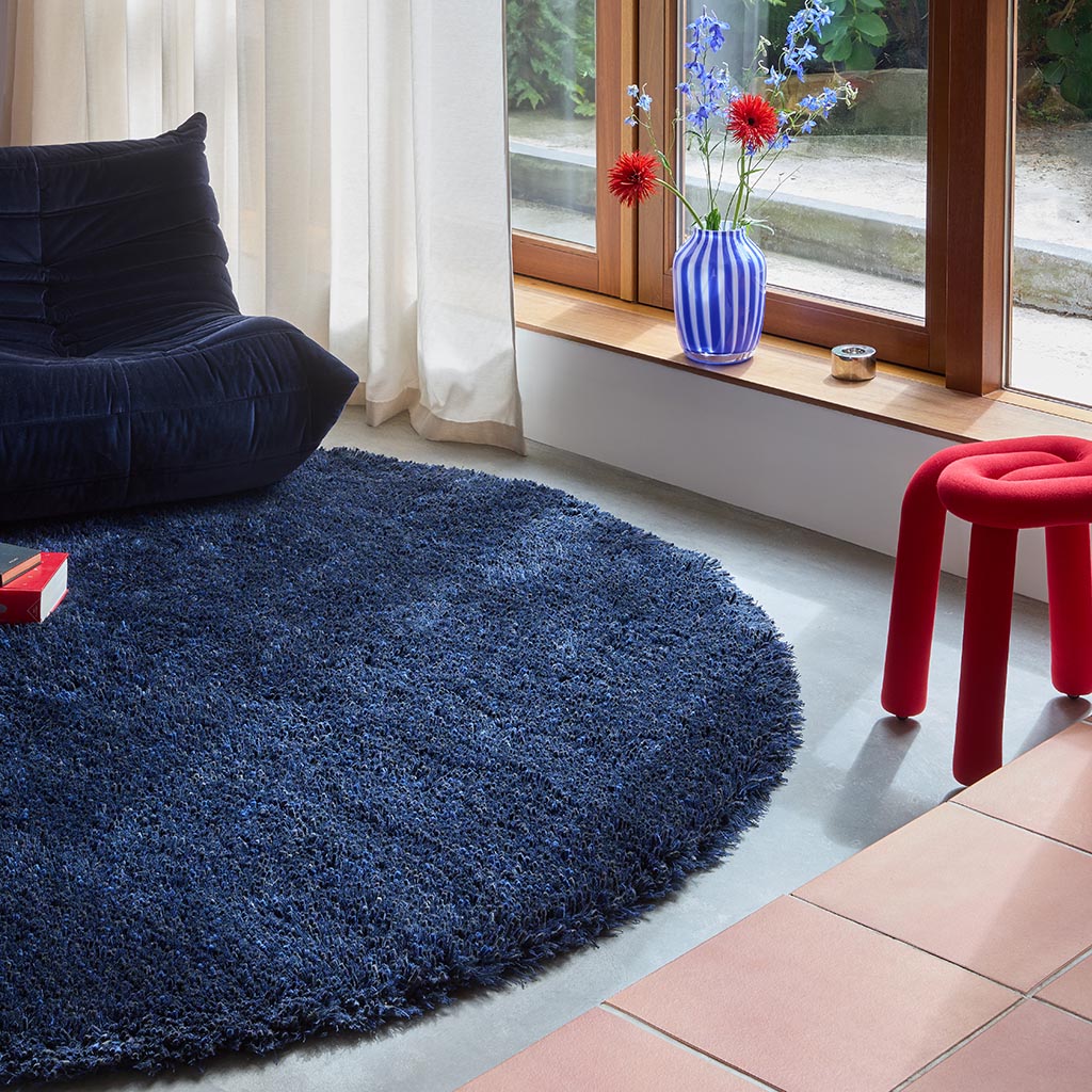 Sprout Cobalt Eclipse Teppich | Größe: 250 × 350 cm