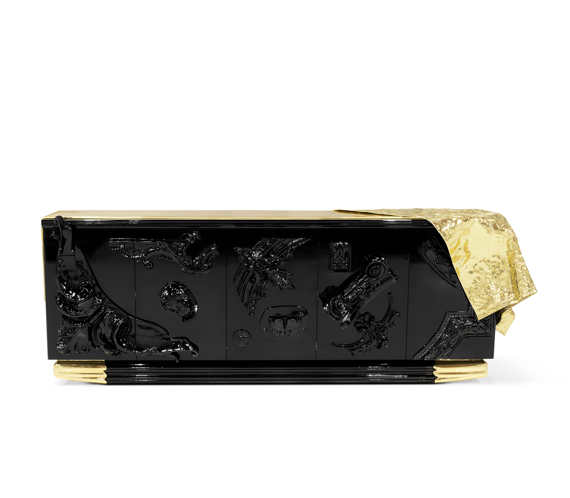 Valiant Schwarzes Sideboard