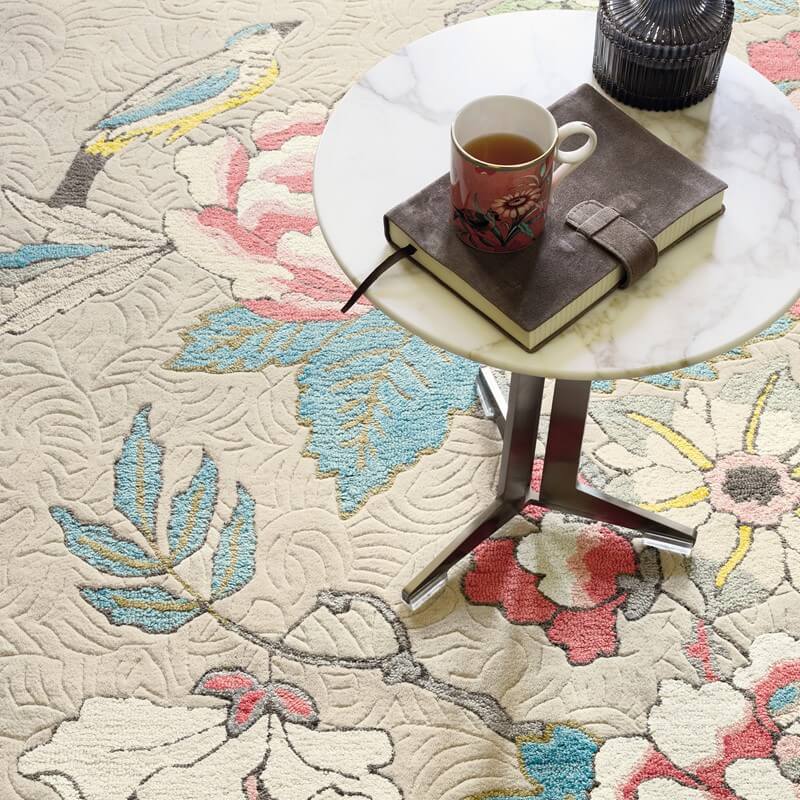 Paeonia Coral 37902 Teppich | Größe: 120 x 180 cm