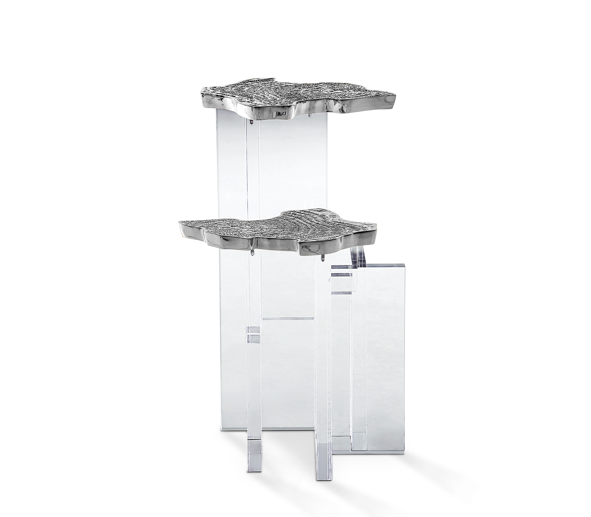 Celeste Silber Beistelltisch