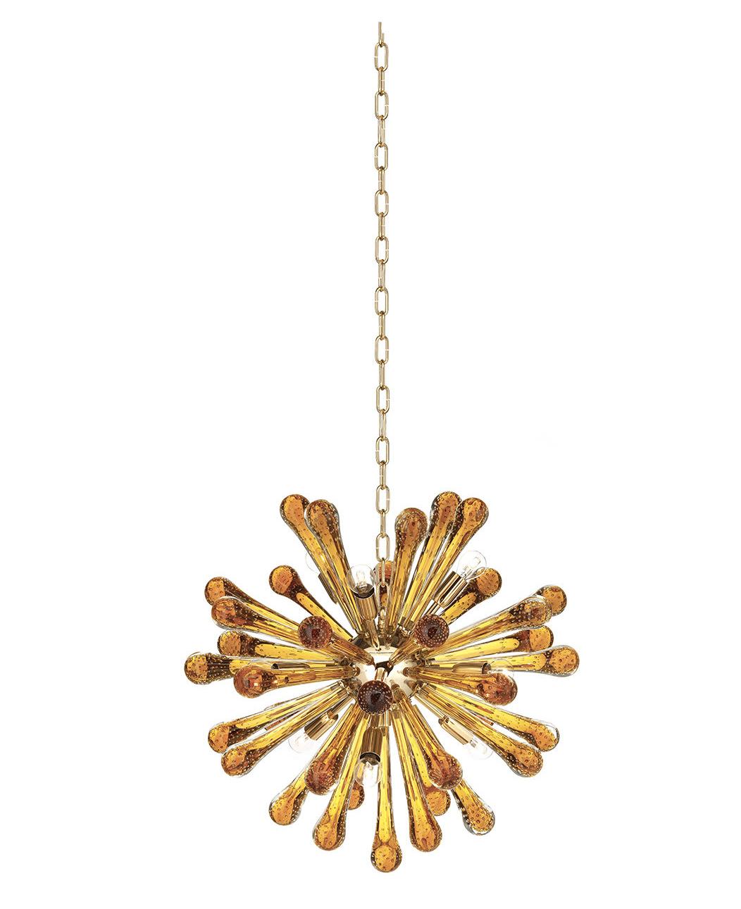 Sputnik Gold Kronleuchter