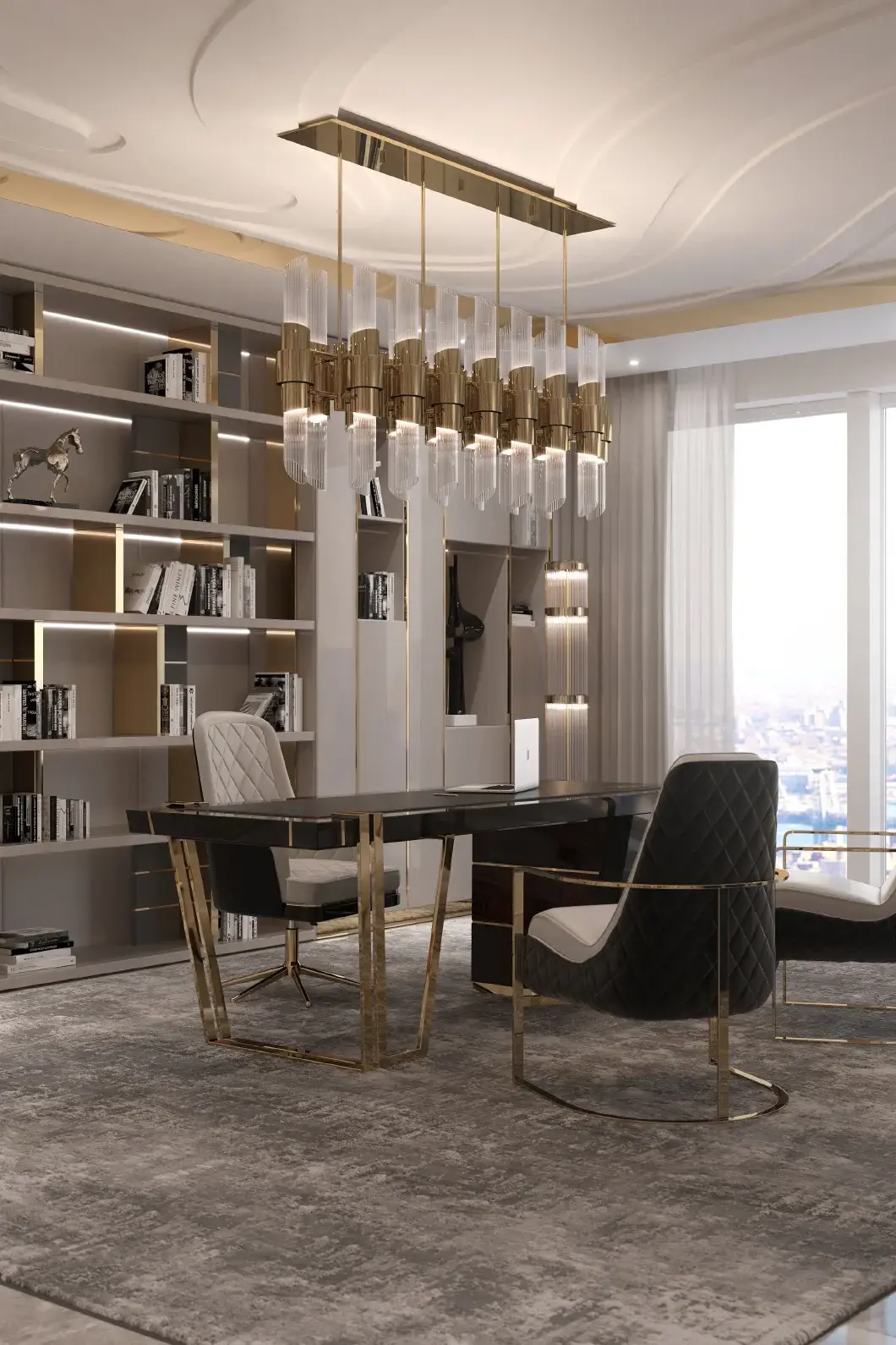 Stellar Rechteckige Pendelleuchte - 3