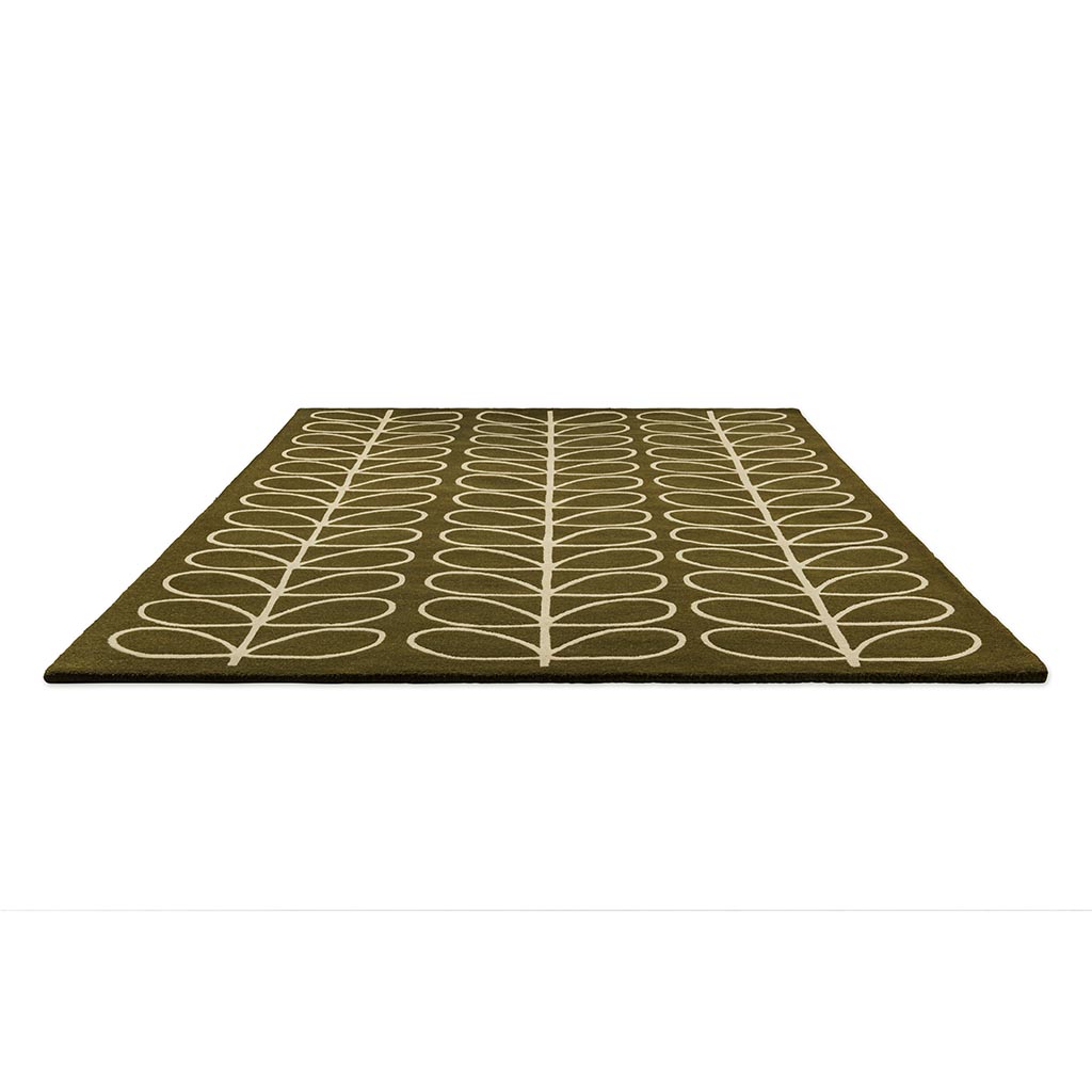 Linear Stem Olive Teppich