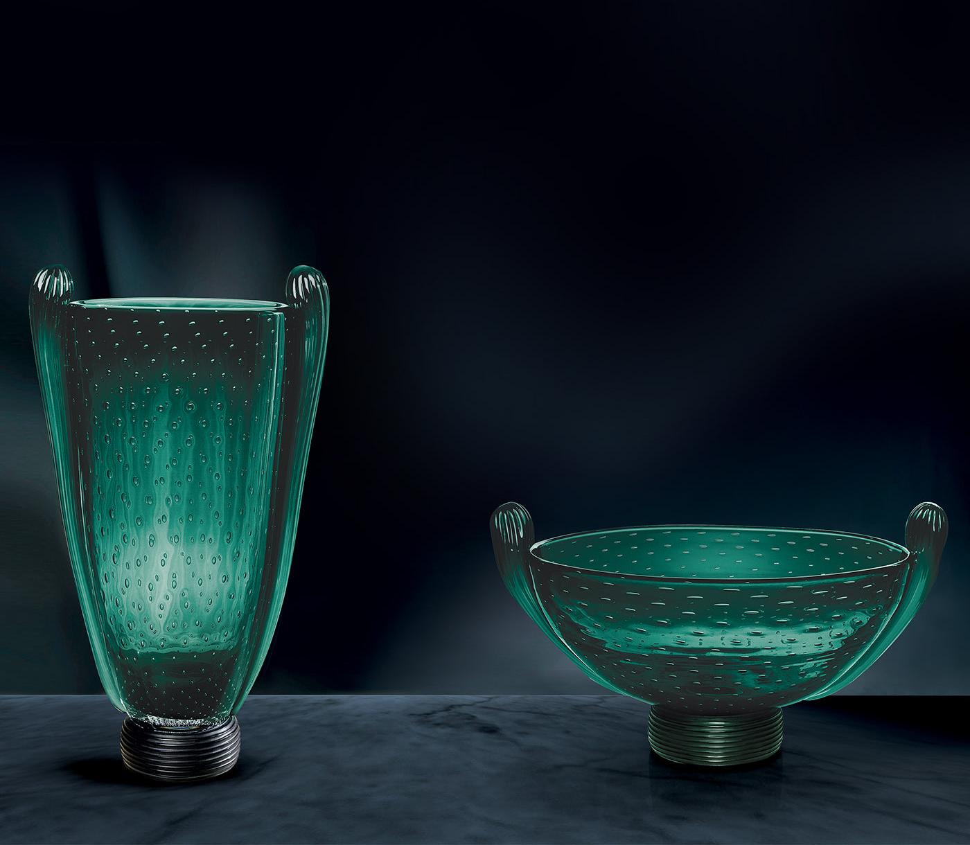 Vase aus Muranoglas