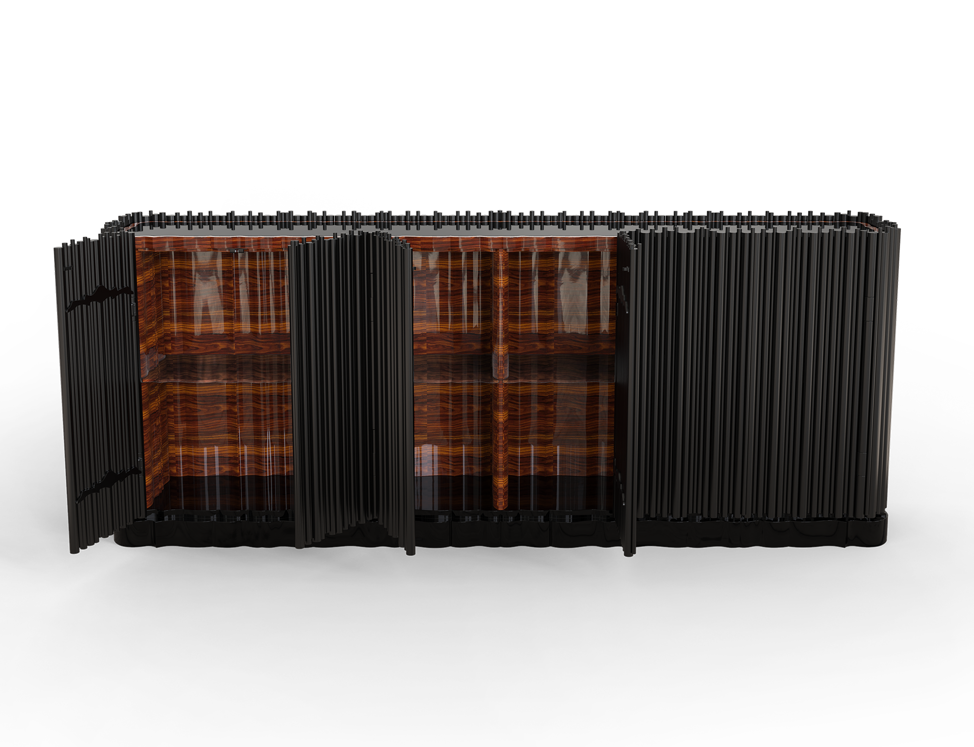 Harmony Schwarzes Premium‑Sideboard