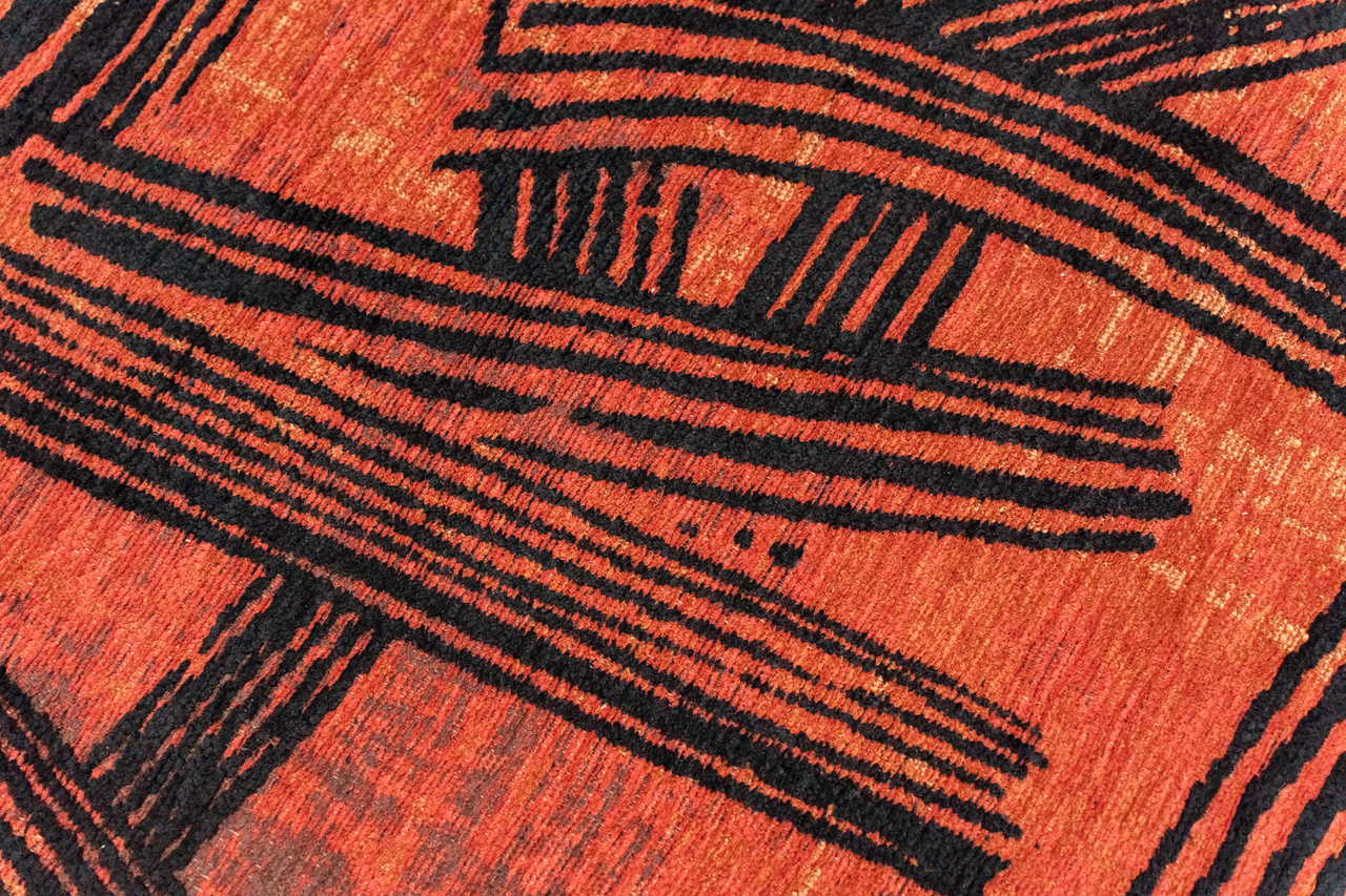 Kanji Ginger Chocolate Teppich | Größe: 280 × 390 cm