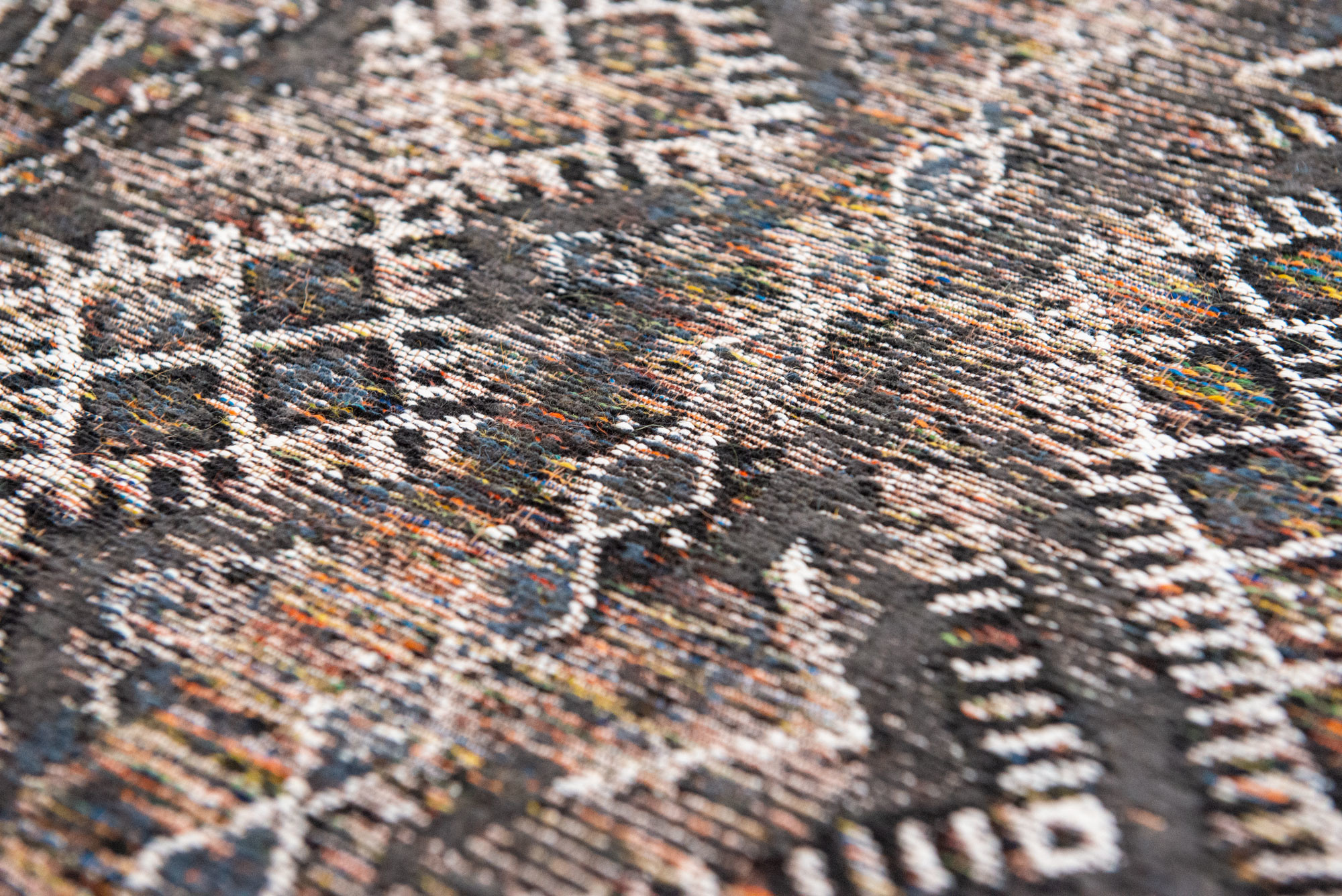 Black Rabat Teppich | Größe: 240 x 340 cm