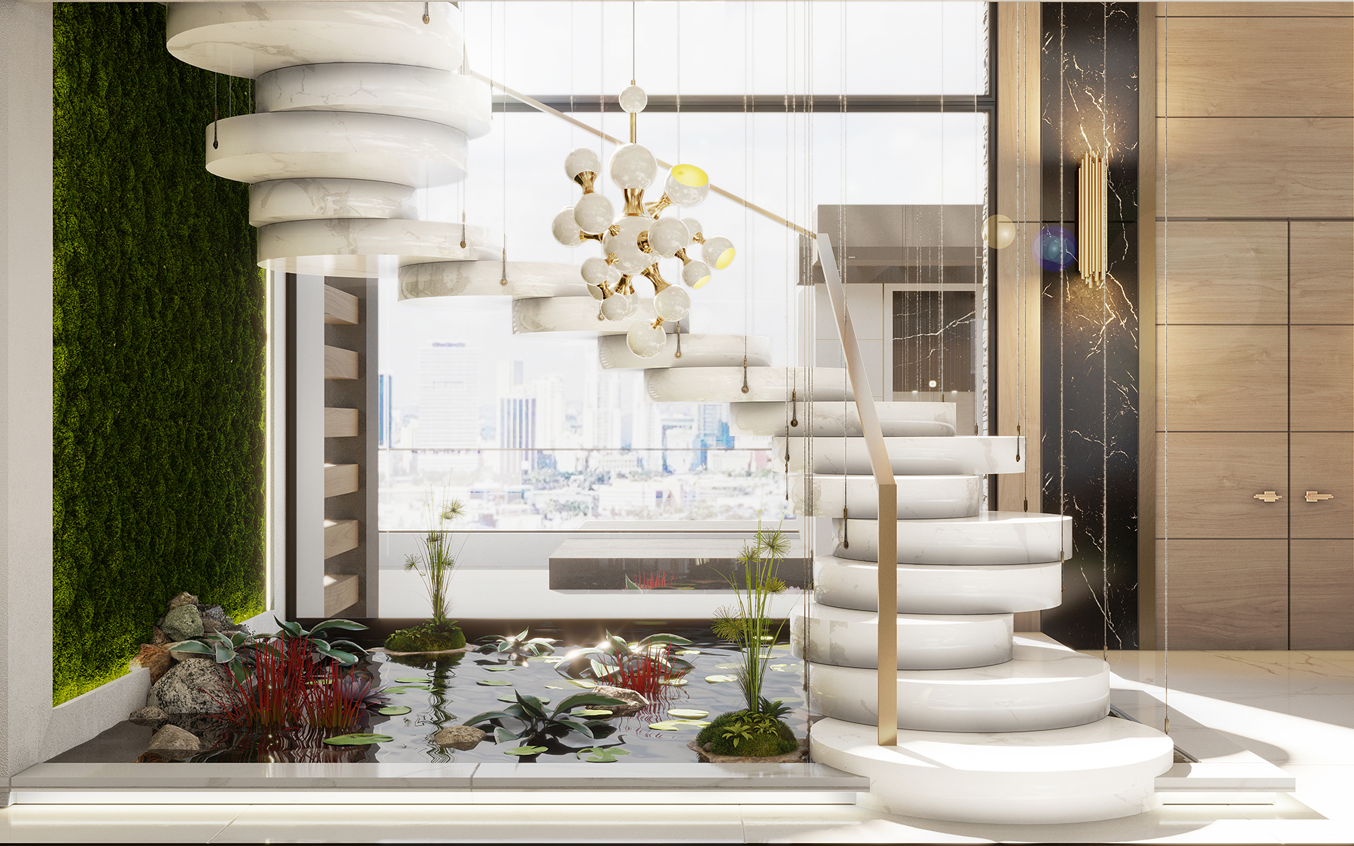 Molecular Pendelleuchte - 2