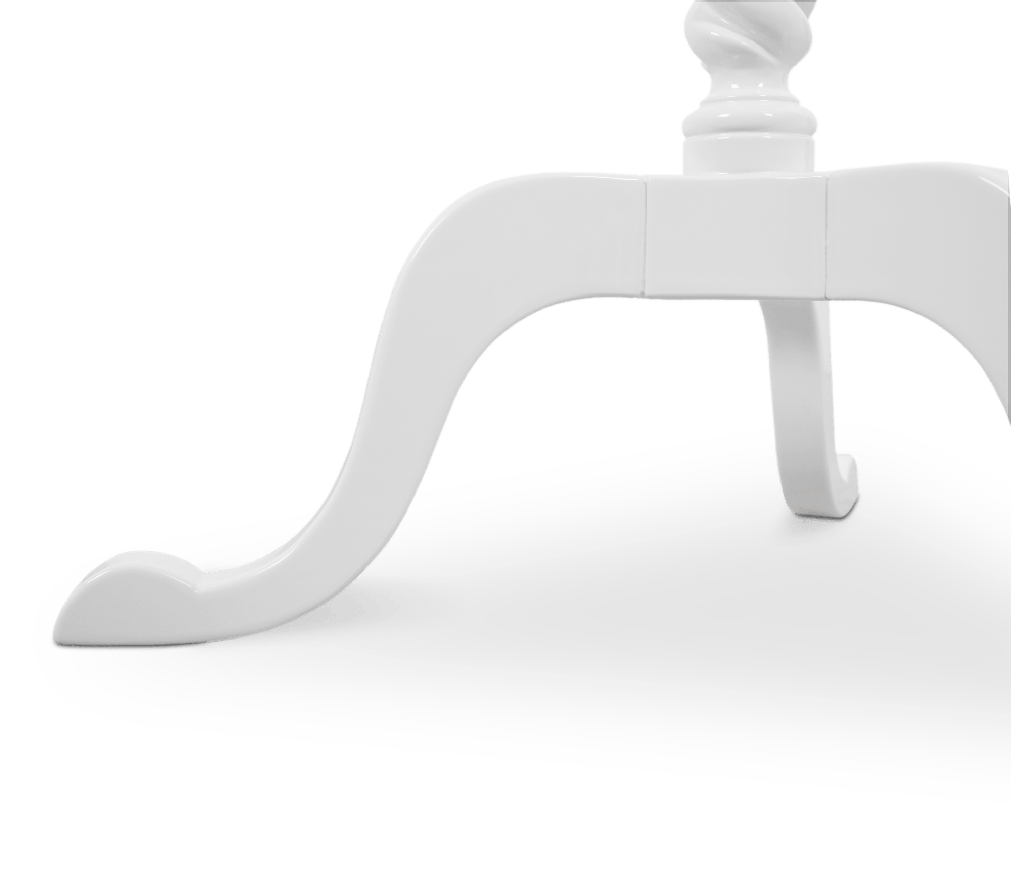 Perlmuttweißer Beistelltisch